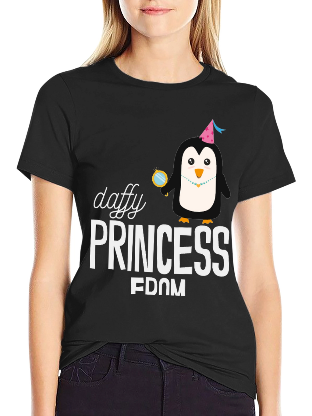 Daffy Princess FDOM Penguin Graphic T-Shirt