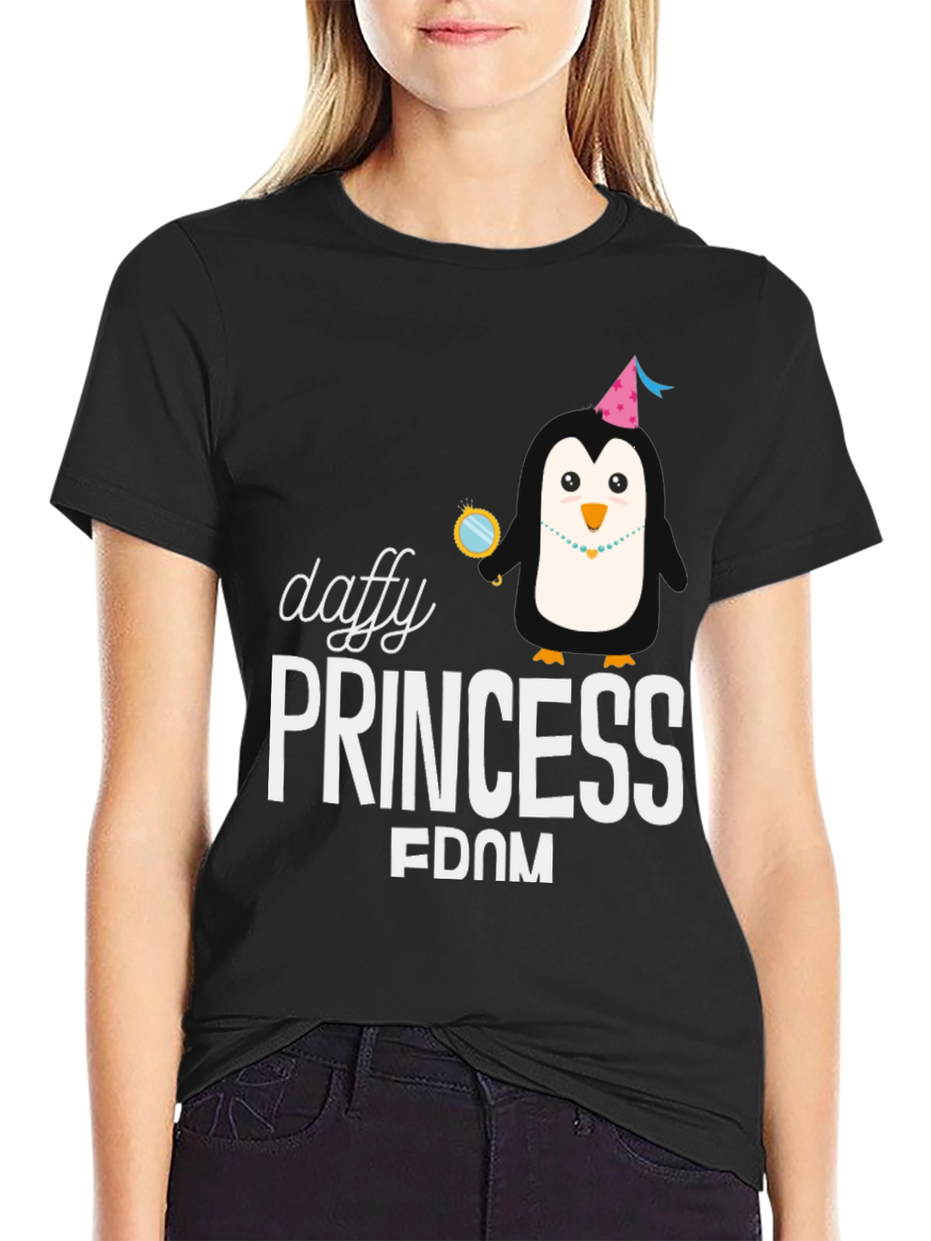 Daffy Princess FDOM Penguin Graphic T-Shirt