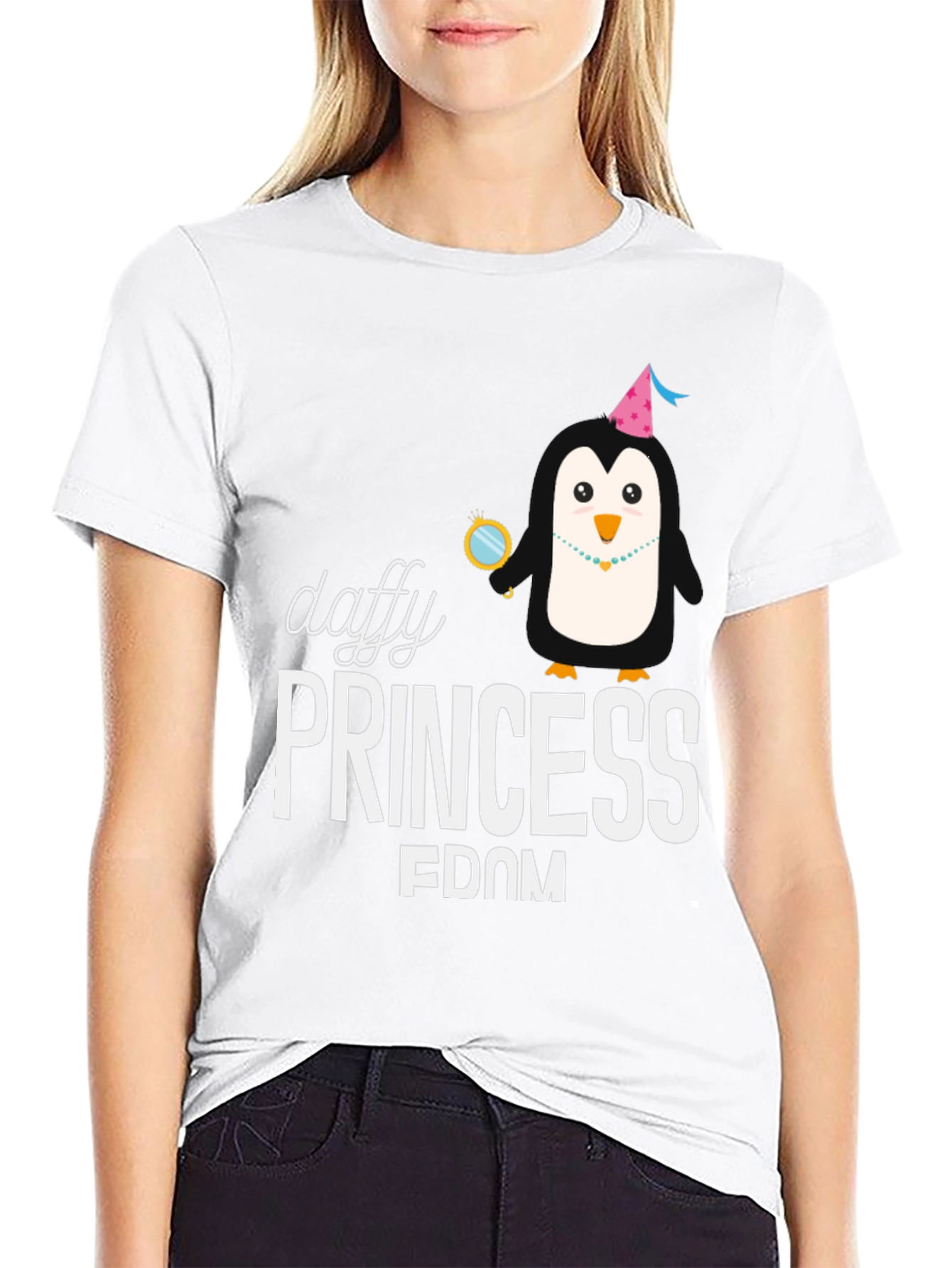 Daffy Princess FDOM Penguin Graphic T-Shirt