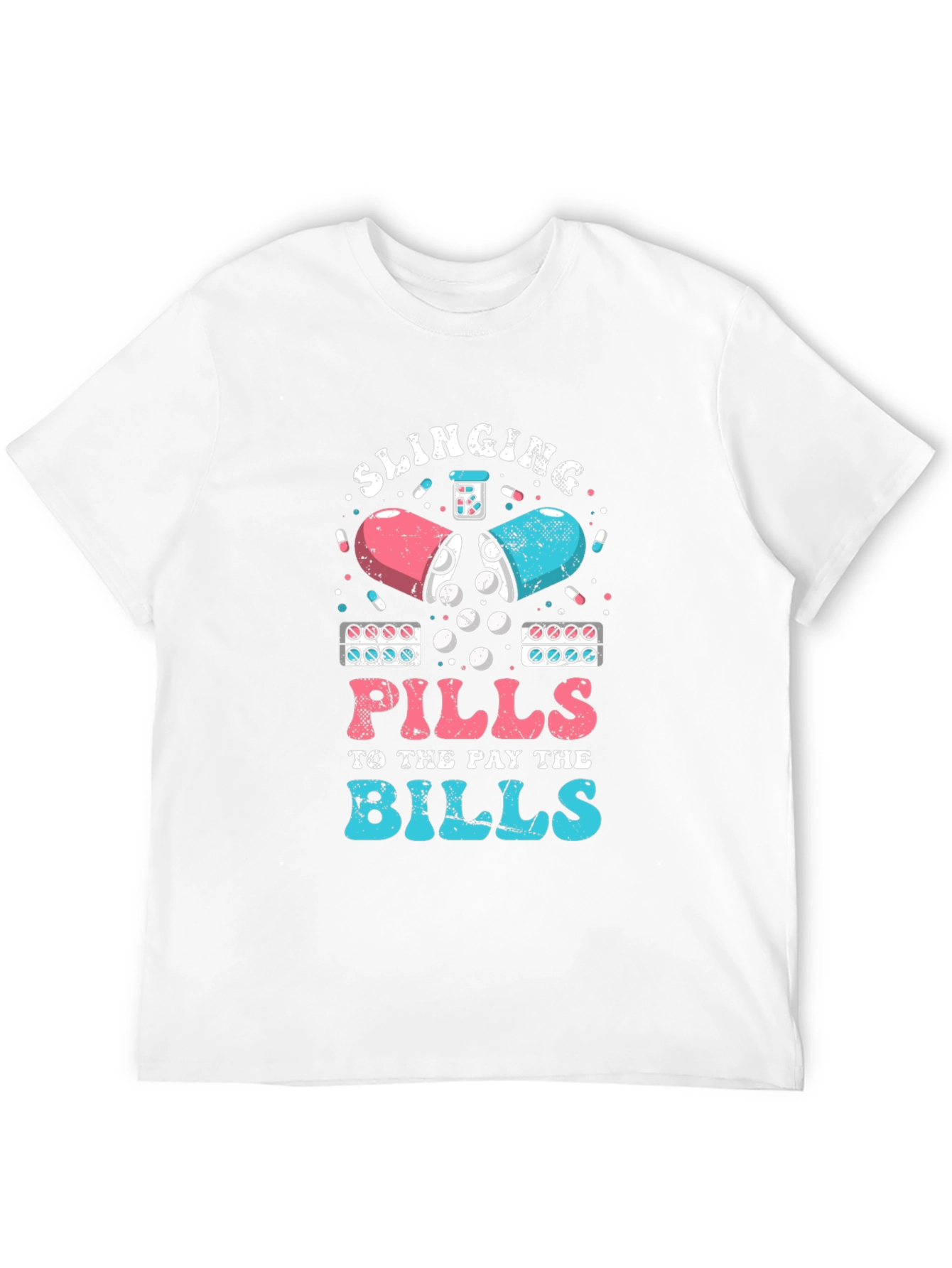 Slinging Pills Graphic Tee - Funny Pharmacy Shirt