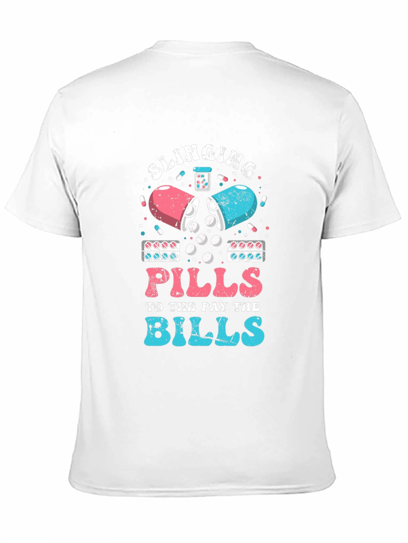 Slinging Pills Graphic Tee - Funny Pharmacy Shirt