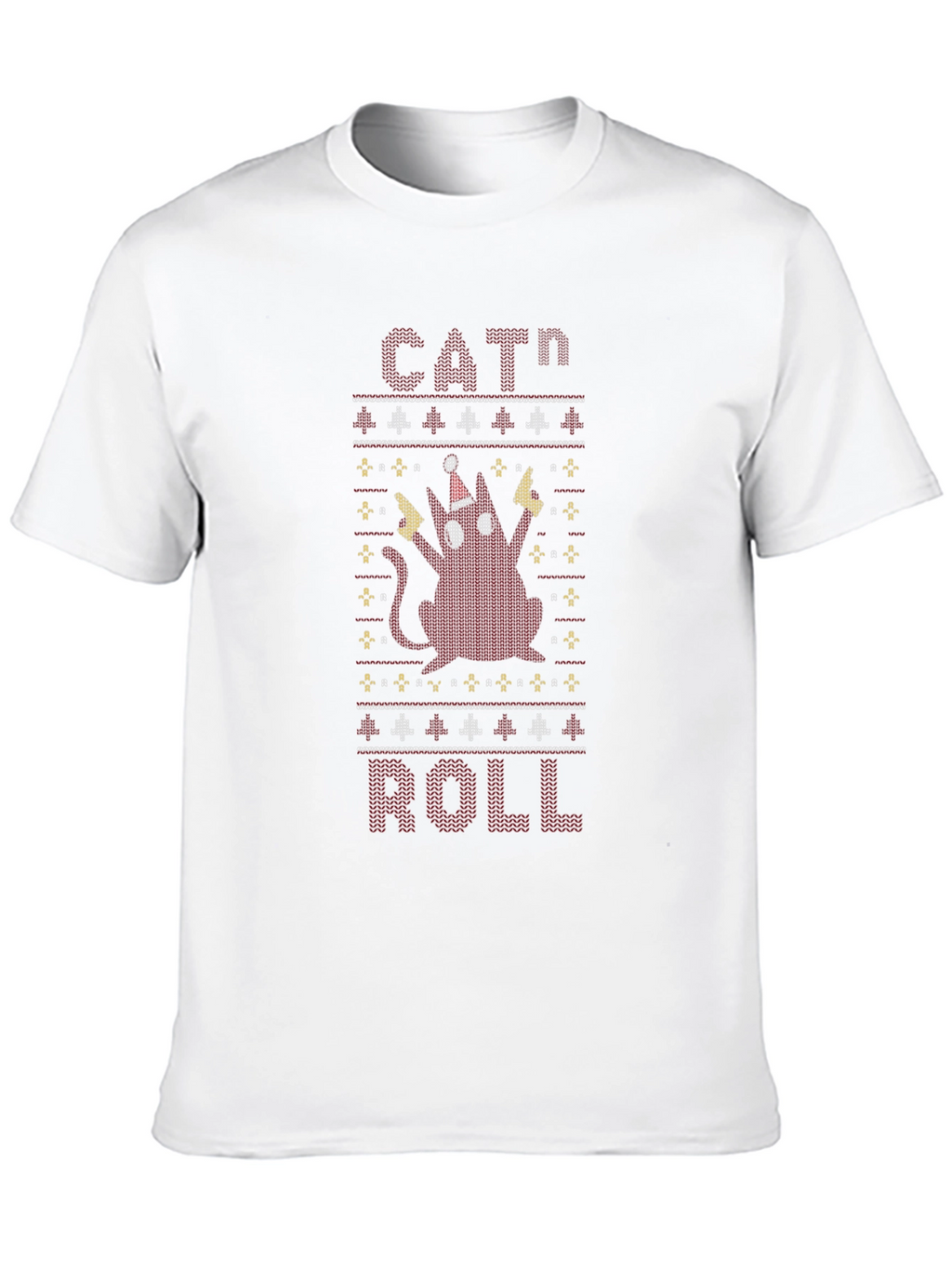 Cats Roll Christmas T-Shirt