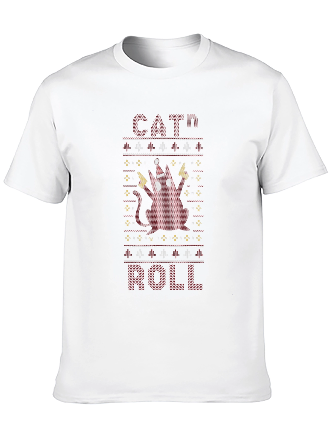 Cats Roll Christmas T-Shirt