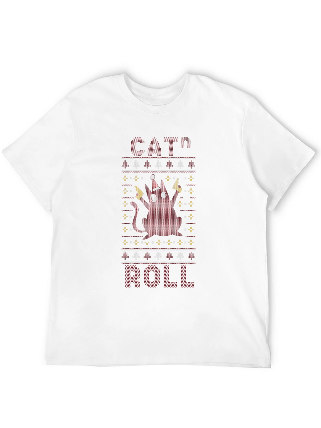 Cats Roll Christmas T-Shirt