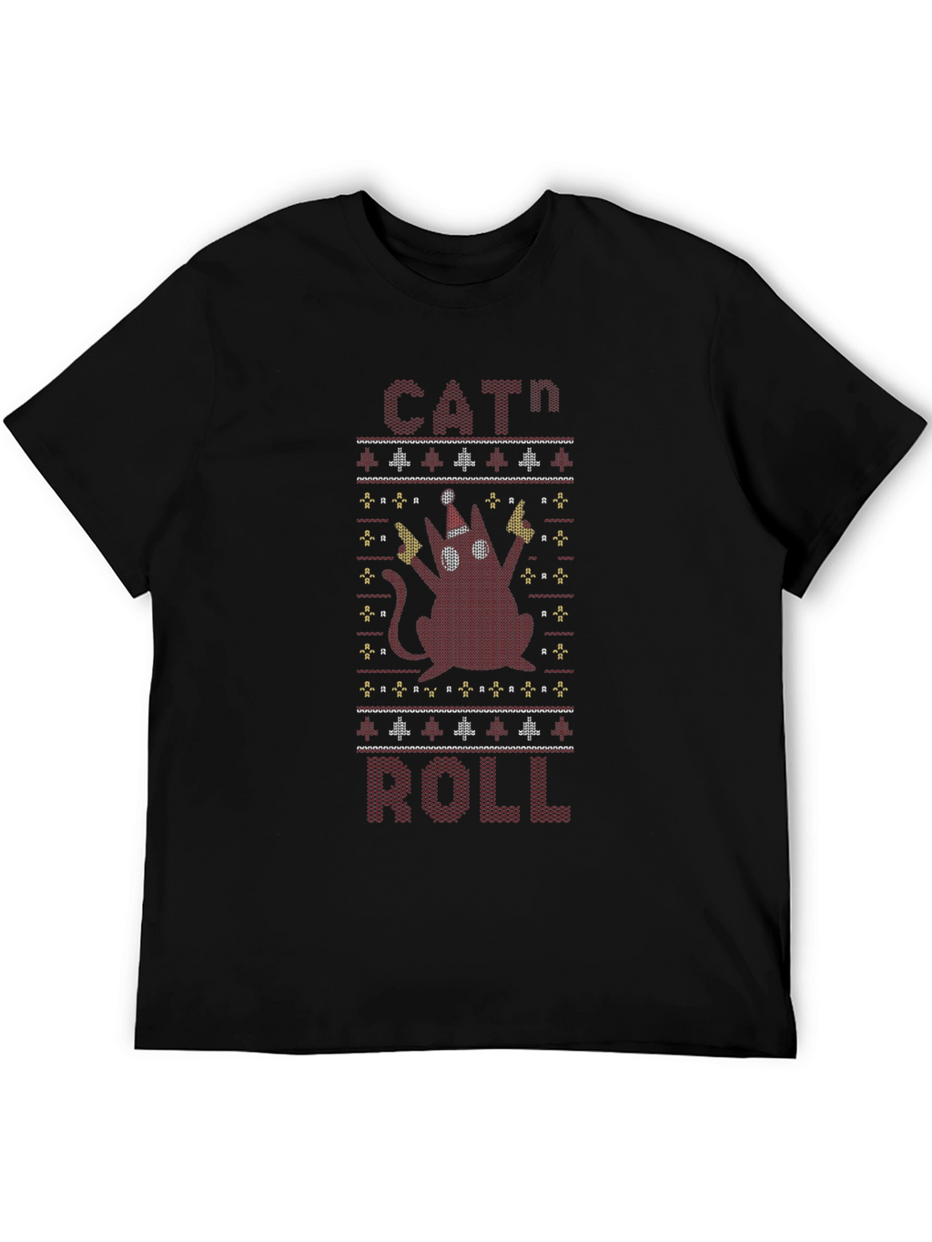 Cats Roll Christmas T-Shirt