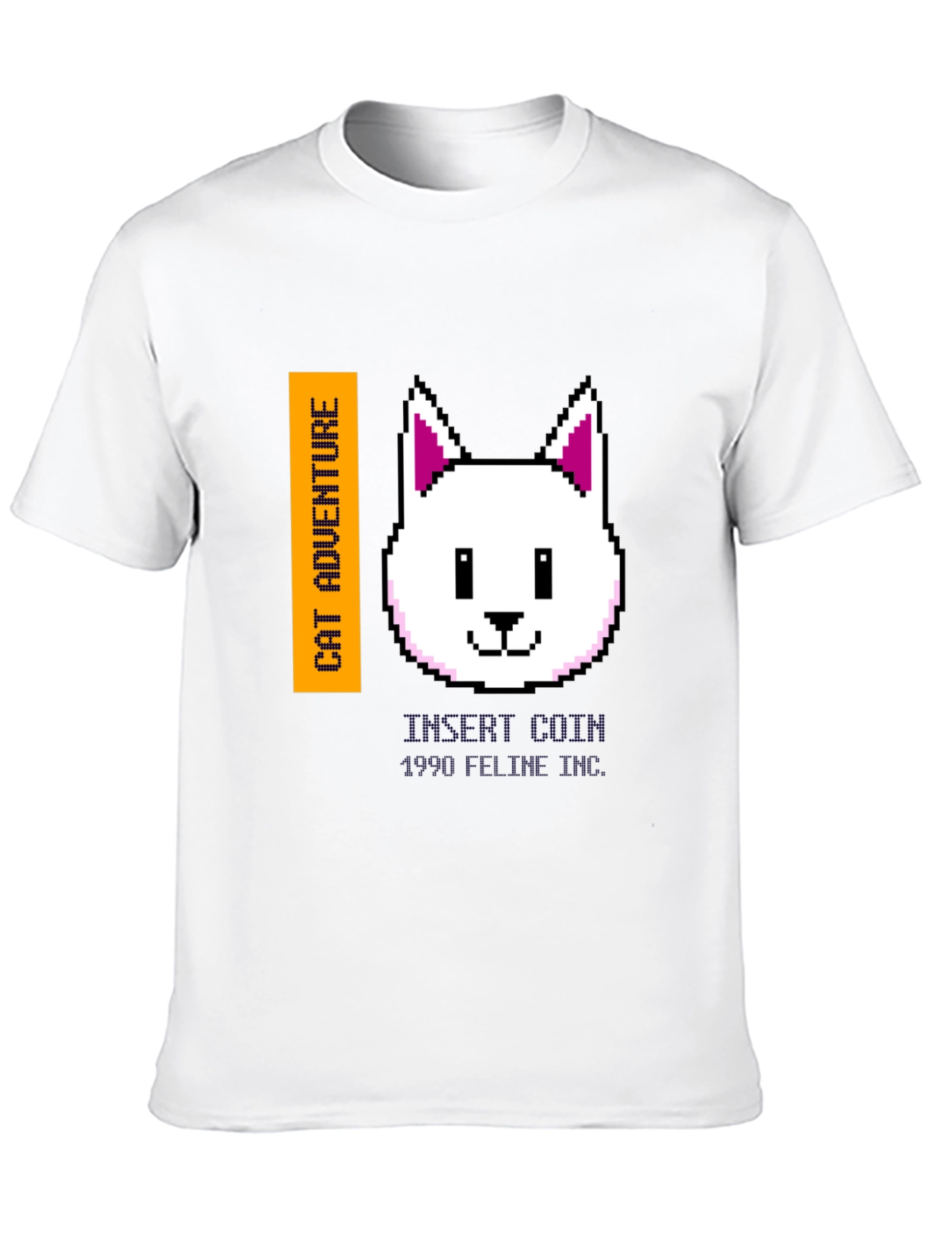 Cat Adventure Pixel Art T-Shirt