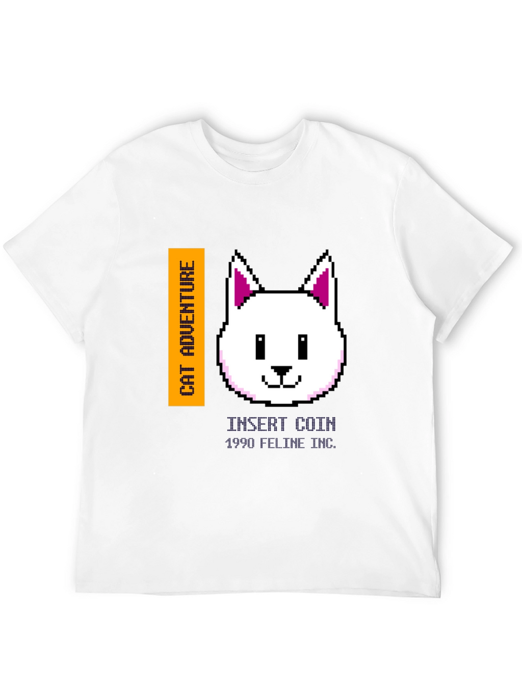 Cat Adventure Pixel Art T-Shirt