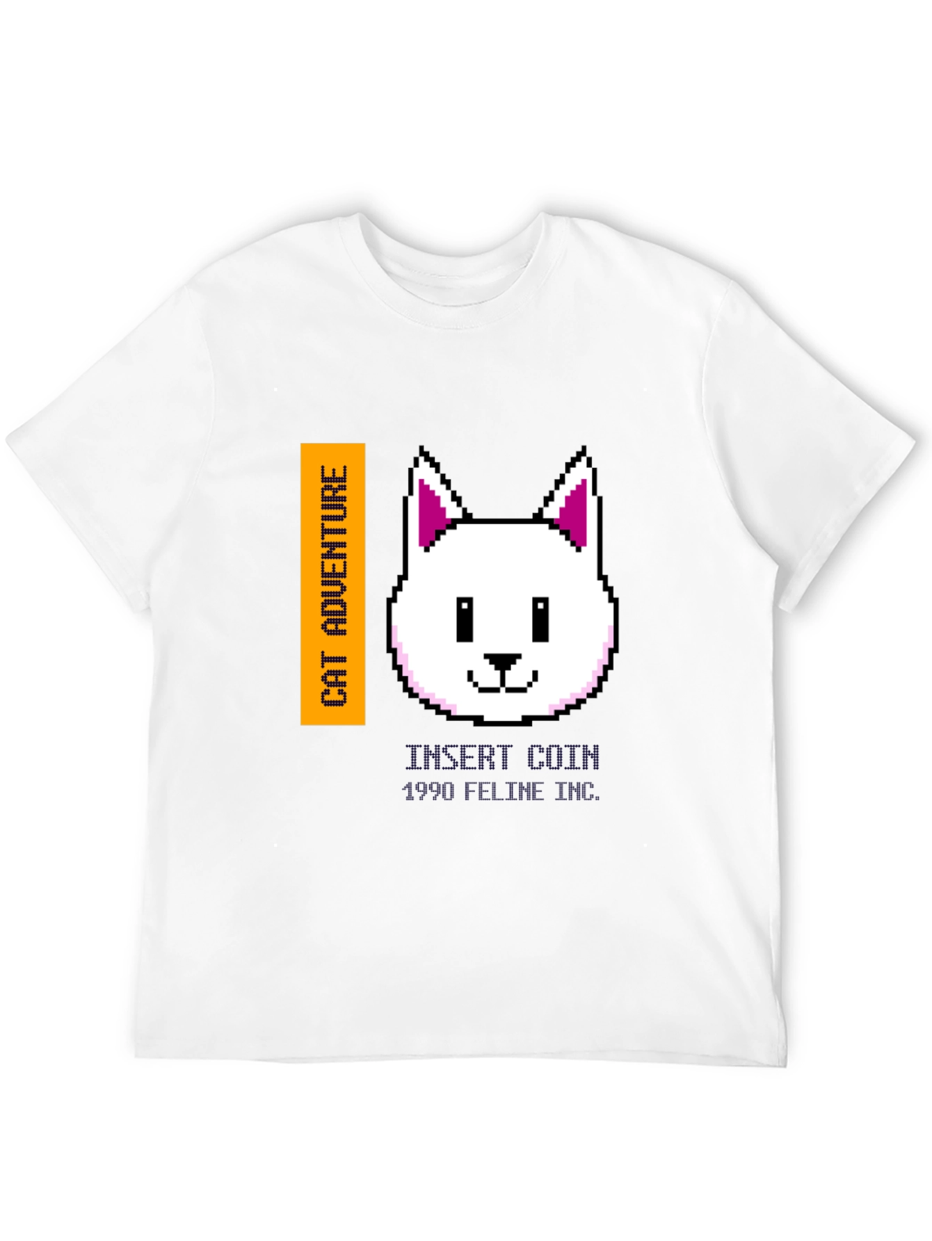 Cat Adventure Pixel Art T-Shirt