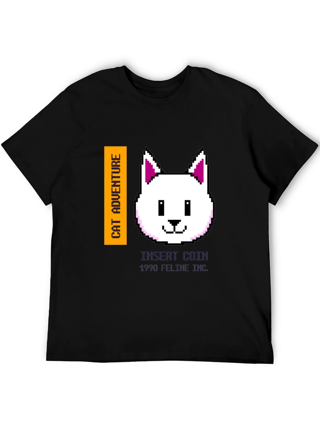Cat Adventure Pixel Art T-Shirt
