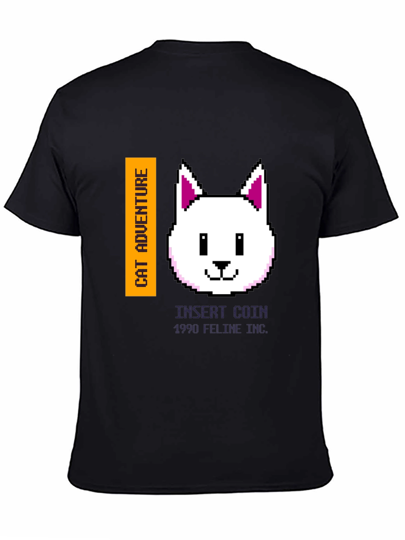 Cat Adventure Pixel Art T-Shirt