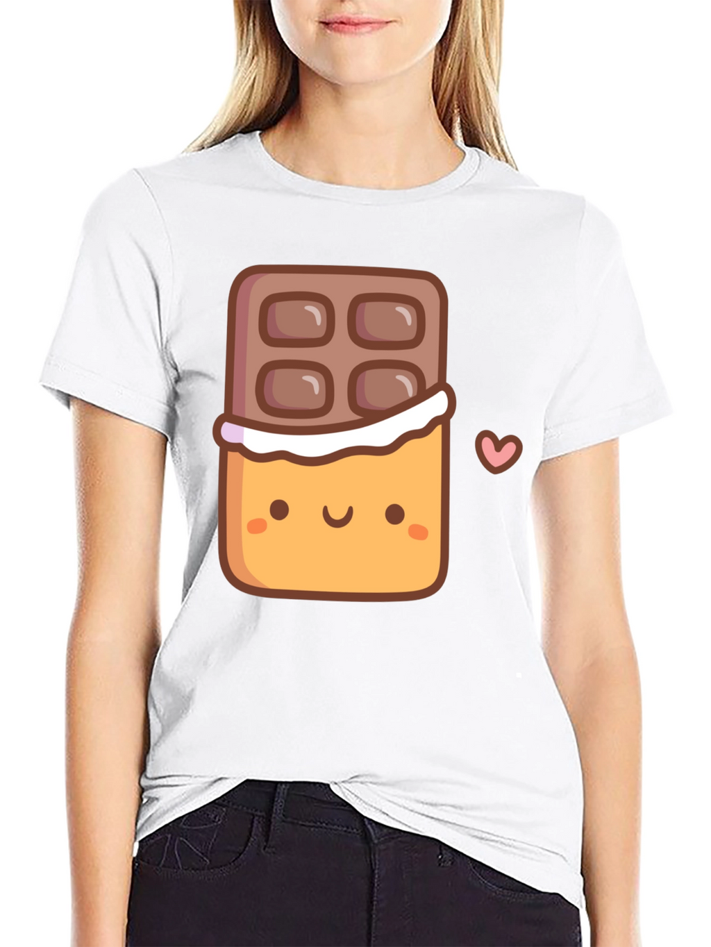 Cute Chocolate Bar Graphic T-Shirt