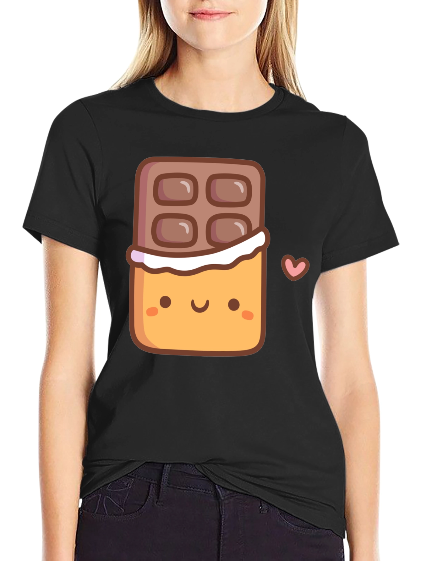 Cute Chocolate Bar Graphic T-Shirt