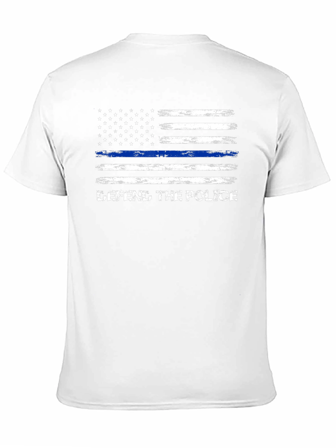 Defend The Police T-Shirt - Thin Blue Line Flag