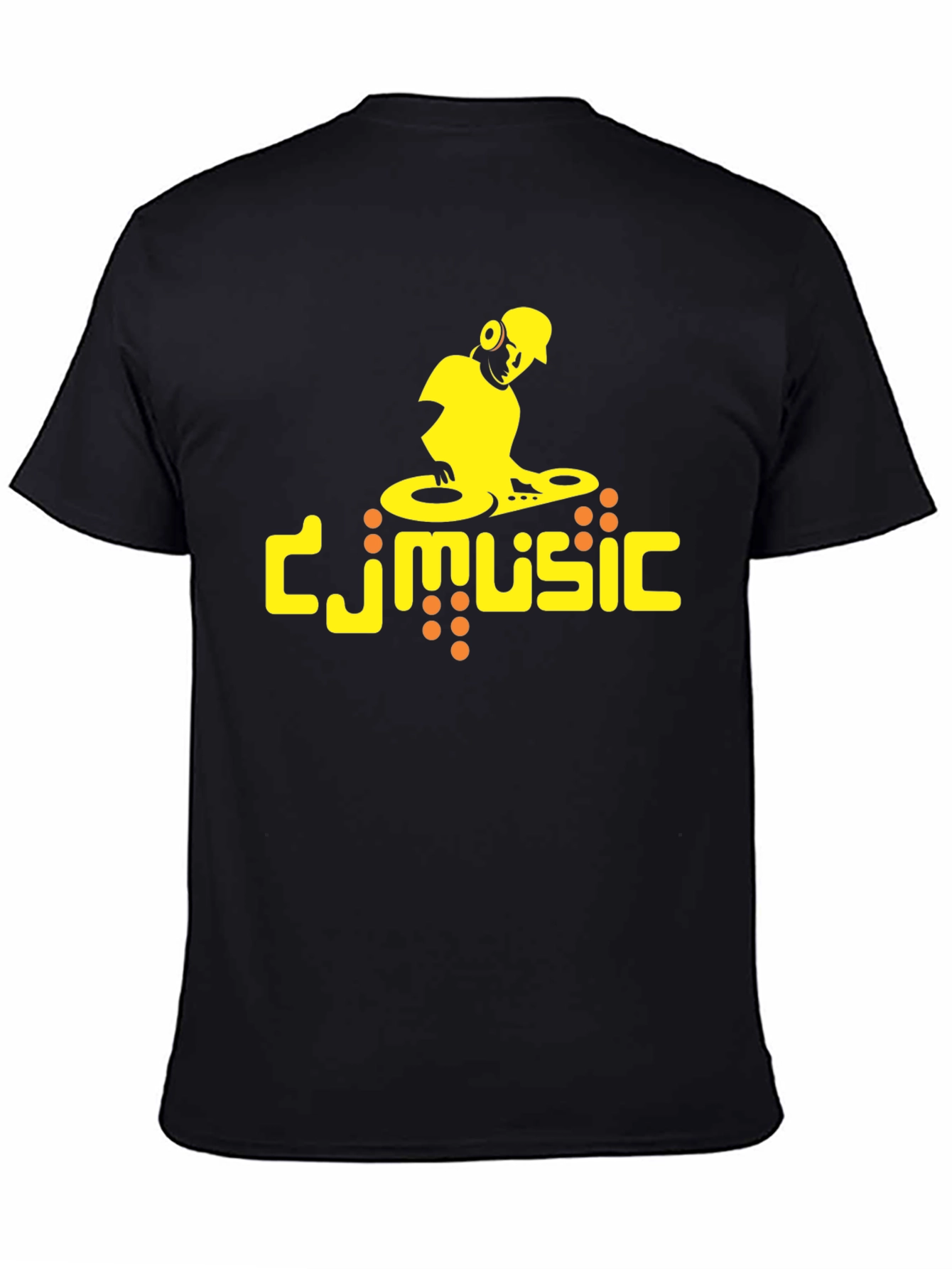 DJ Music Black T-Shirt