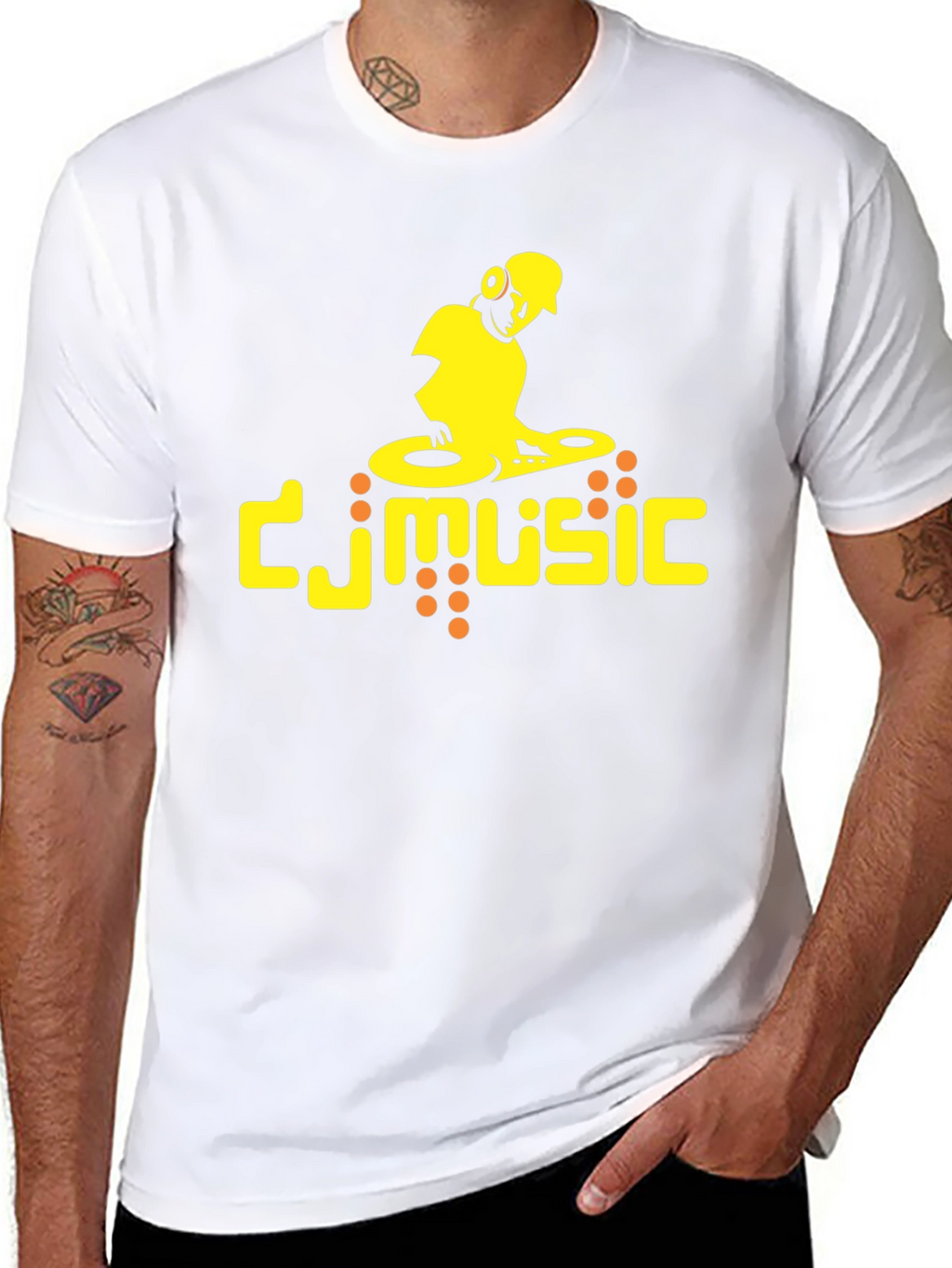 DJ Music Black T-Shirt