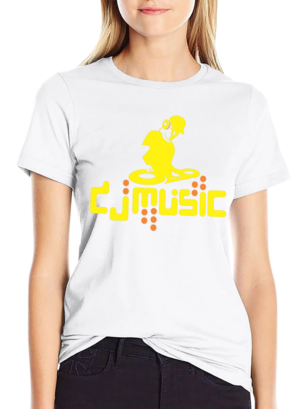 DJ Music Black T-Shirt