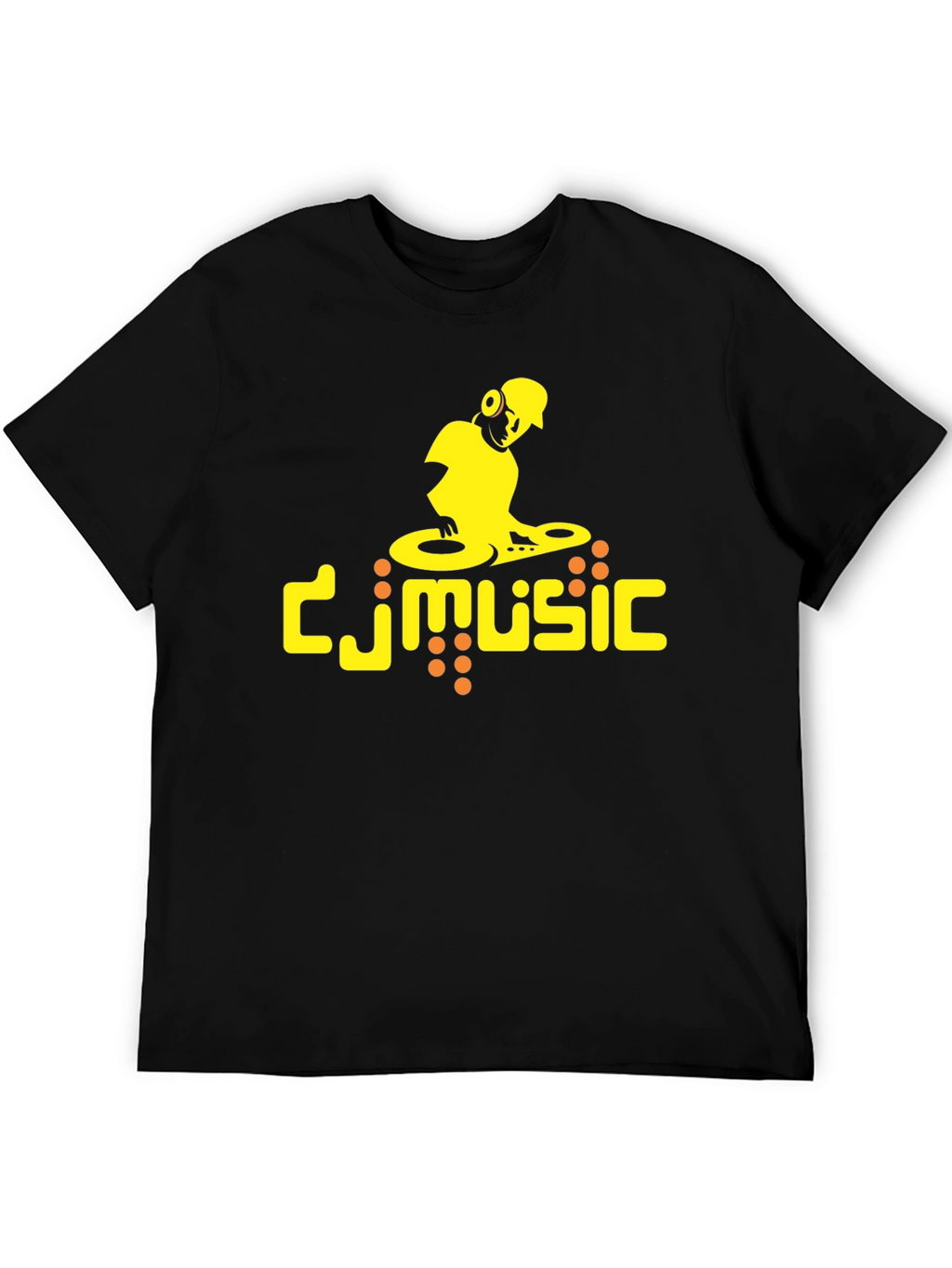 DJ Music Black T-Shirt