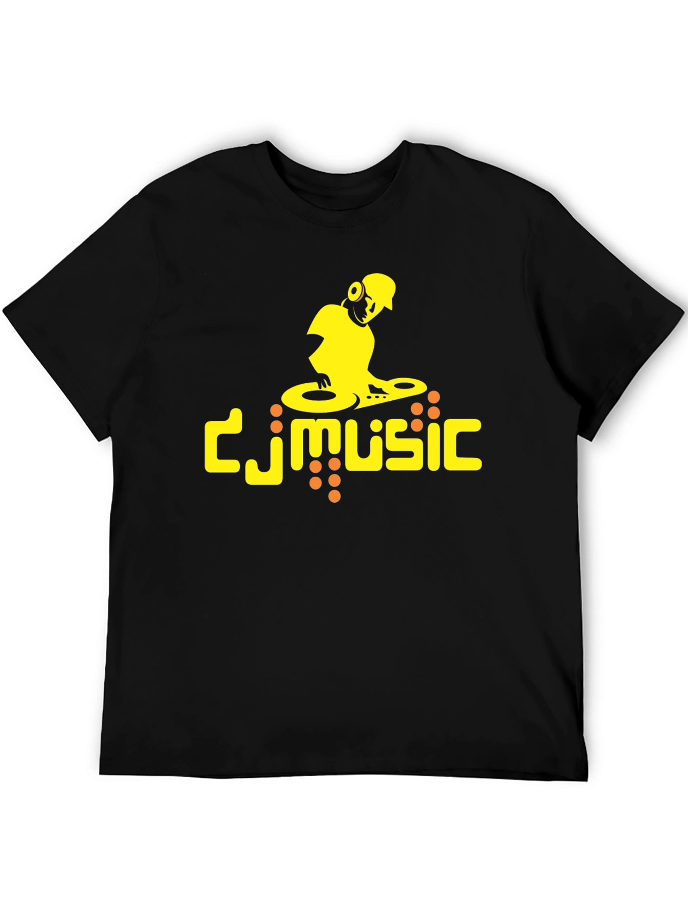 DJ Music Black T-Shirt