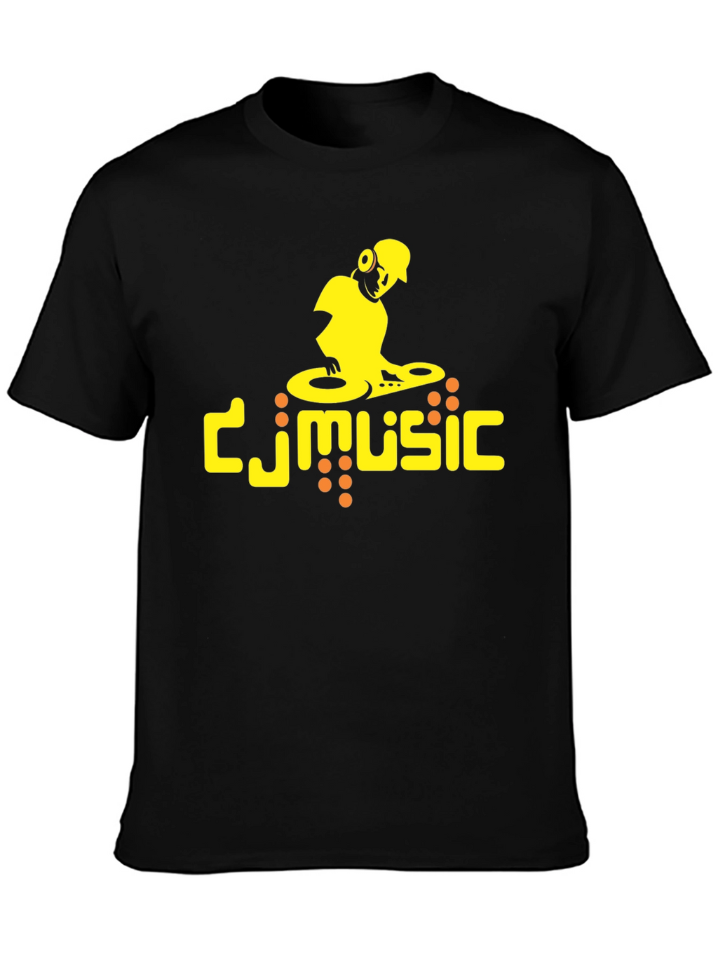 DJ Music Black T-Shirt