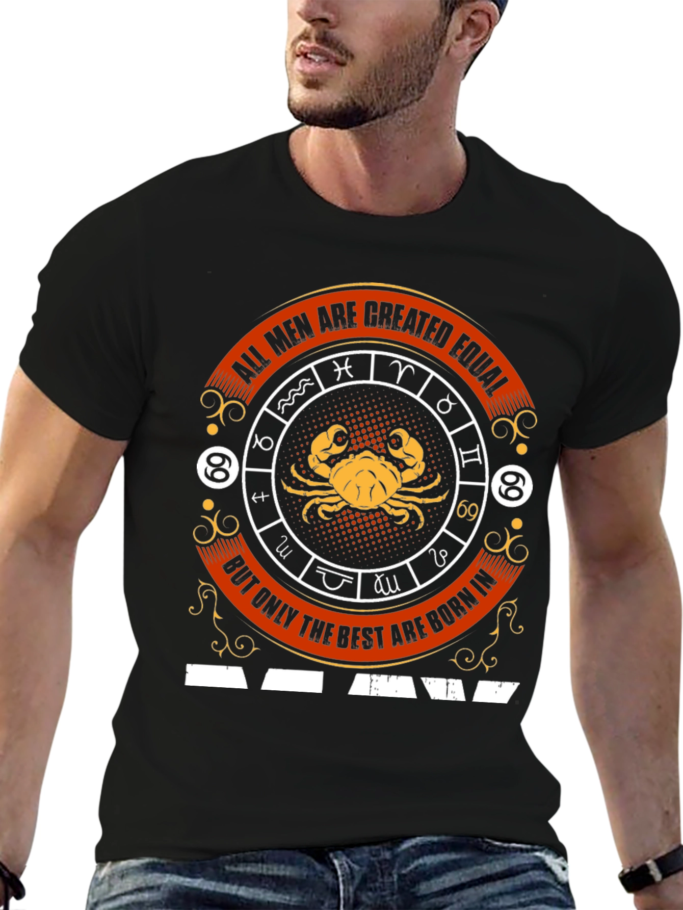 Cancer Zodiac T-Shirt - Best Men Are Born In