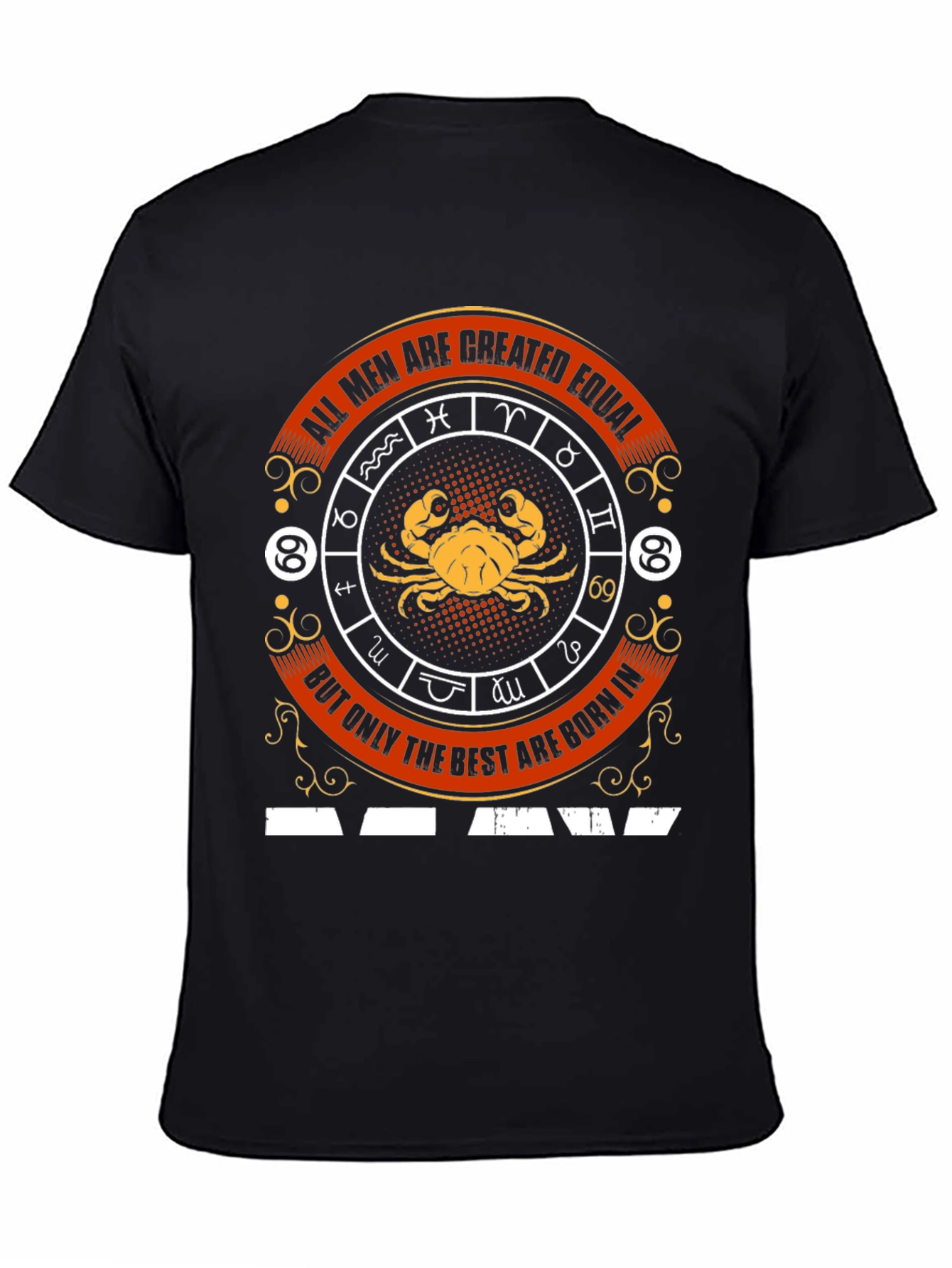 Cancer Zodiac T-Shirt - Best Men Are Born In