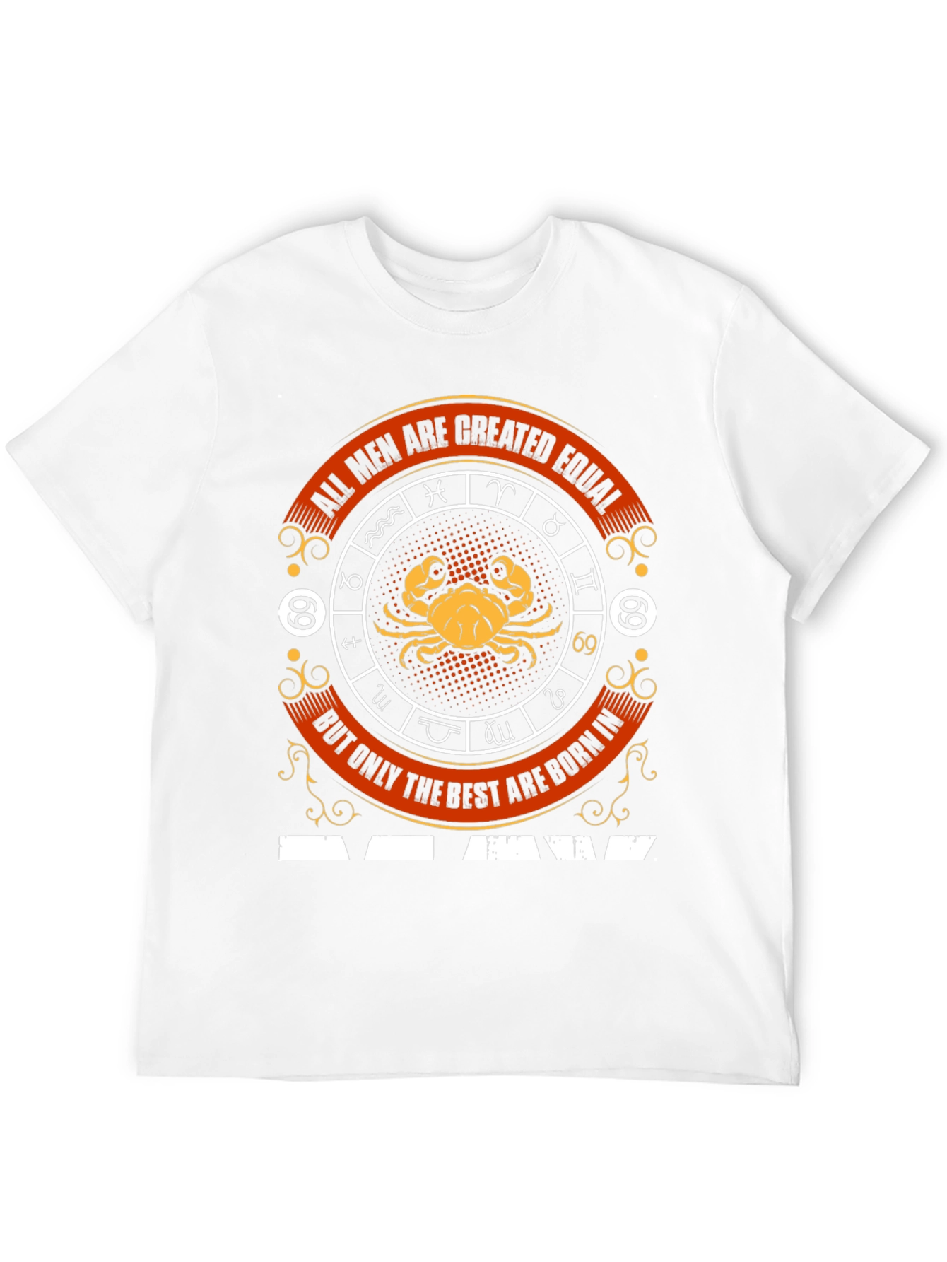 Cancer Zodiac T-Shirt - Best Men Are Born In