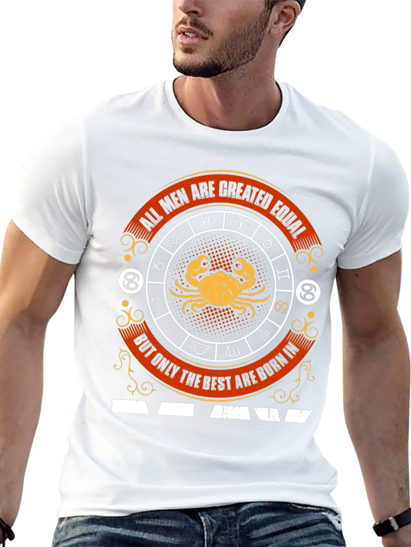 Cancer Zodiac T-Shirt - Best Men Are Born In