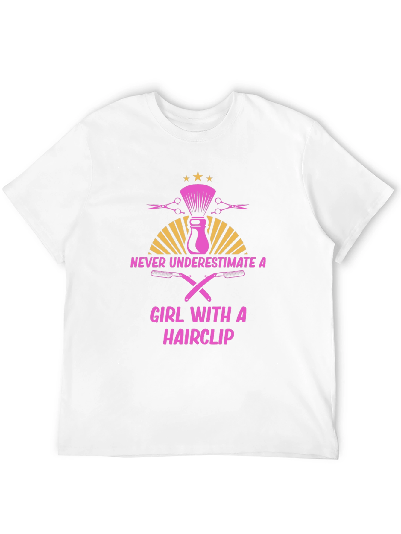 Barber Girl T-Shirt - Never Underestimate