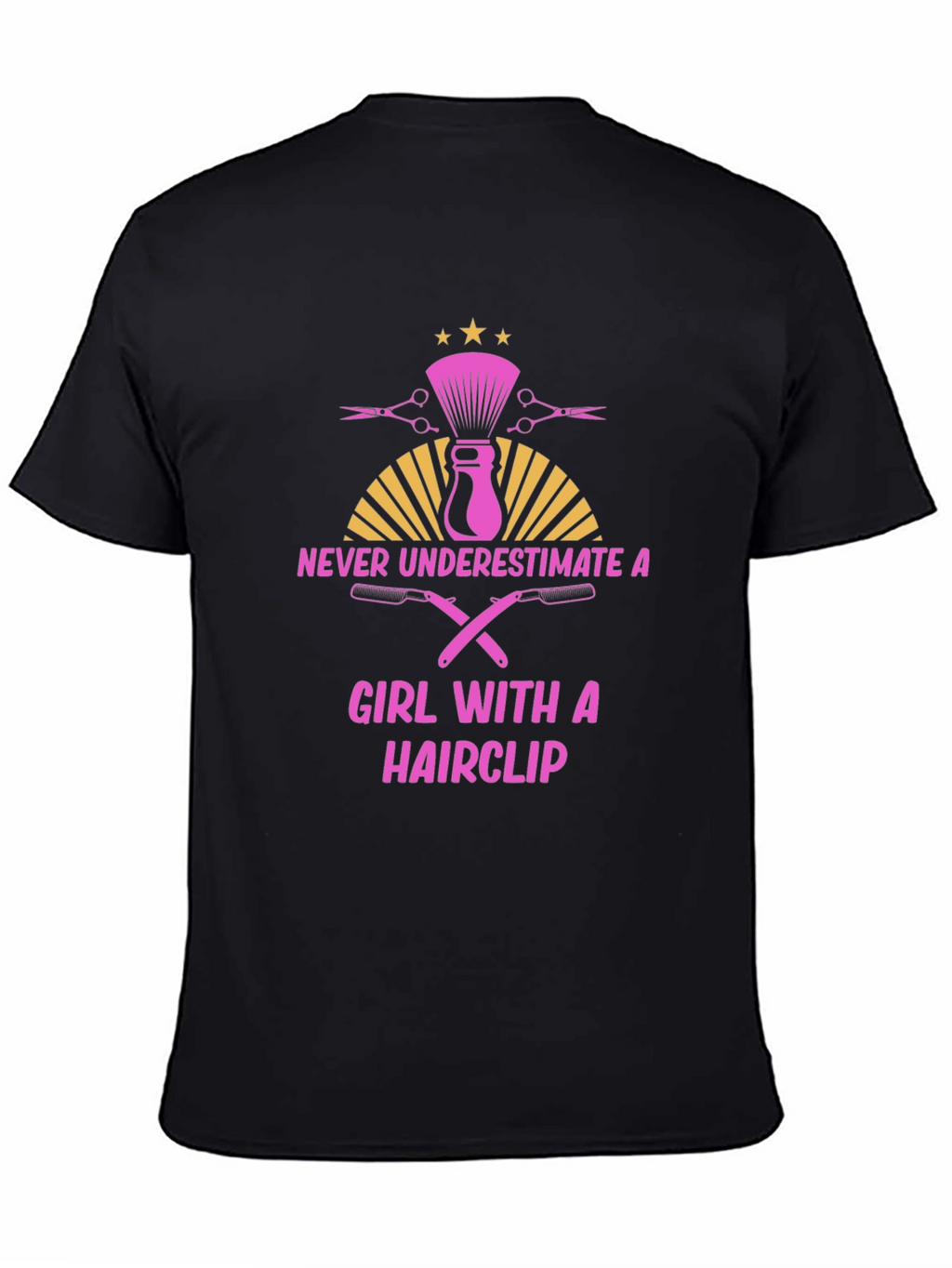 Barber Girl T-Shirt - Never Underestimate