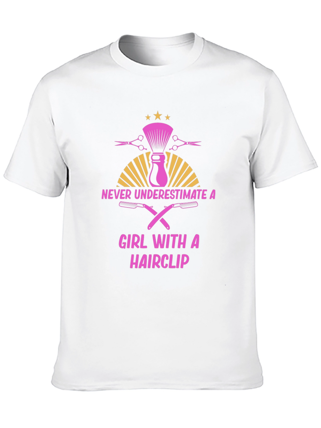 Barber Girl T-Shirt - Never Underestimate