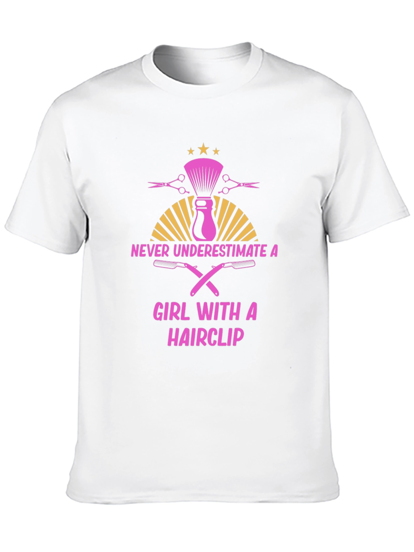 Barber Girl T-Shirt - Never Underestimate