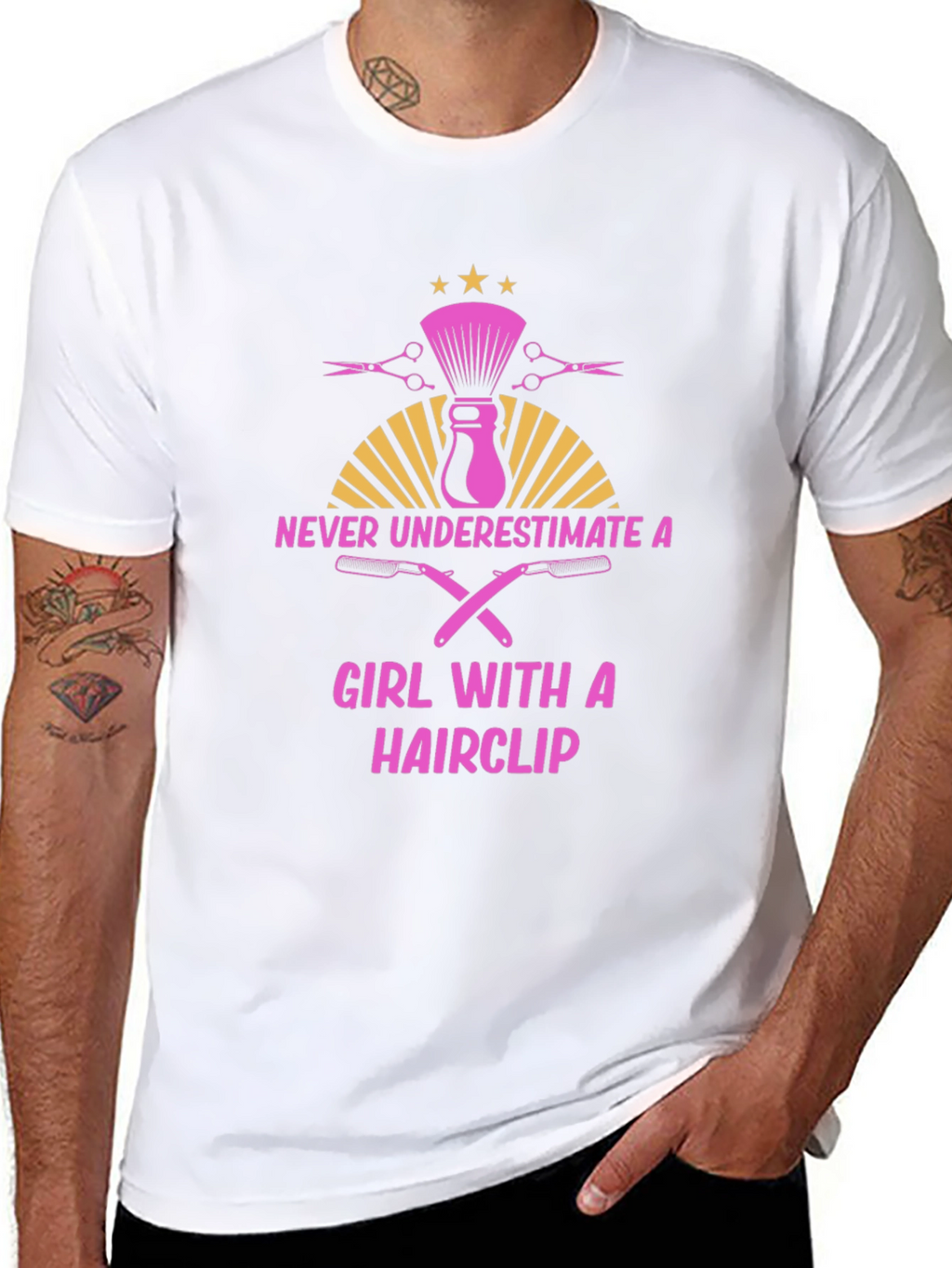 Barber Girl T-Shirt - Never Underestimate