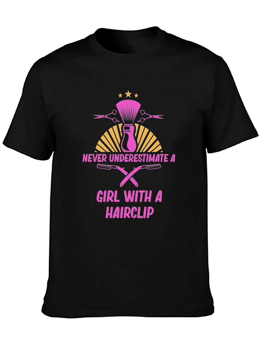 Barber Girl T-Shirt - Never Underestimate