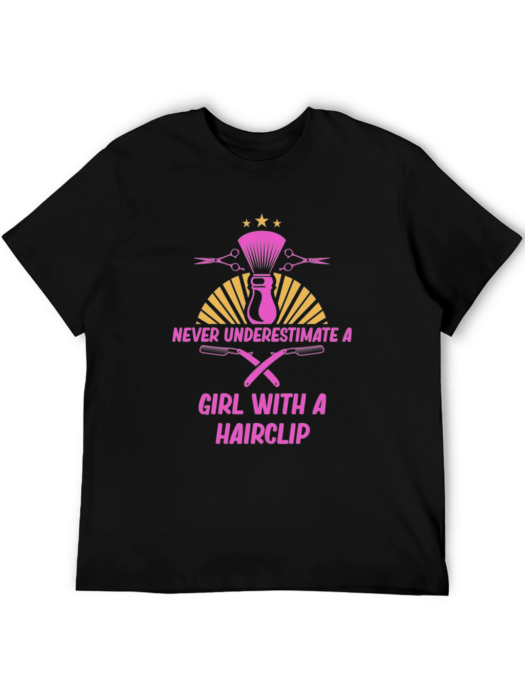 Barber Girl T-Shirt - Never Underestimate