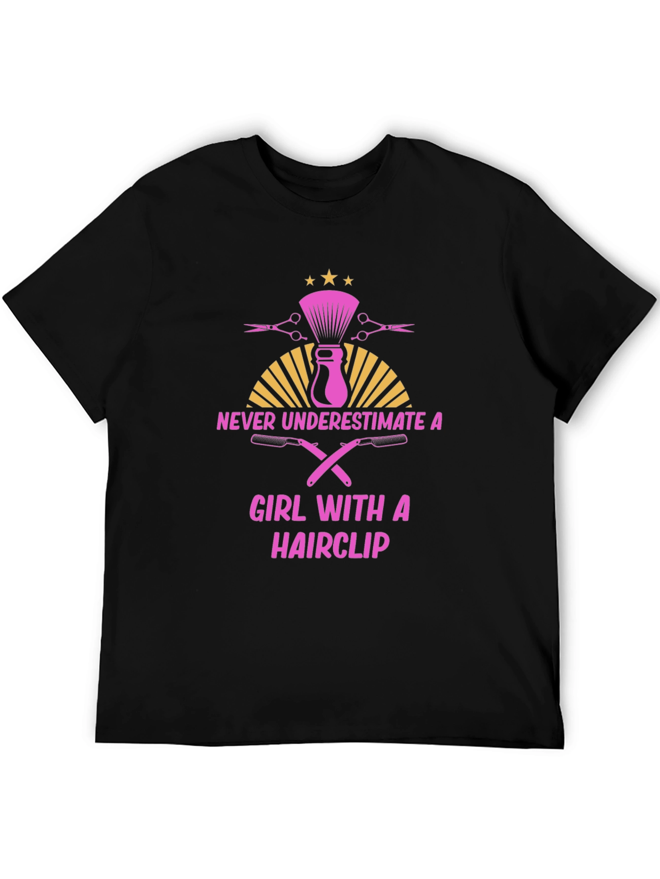 Barber Girl T-Shirt - Never Underestimate