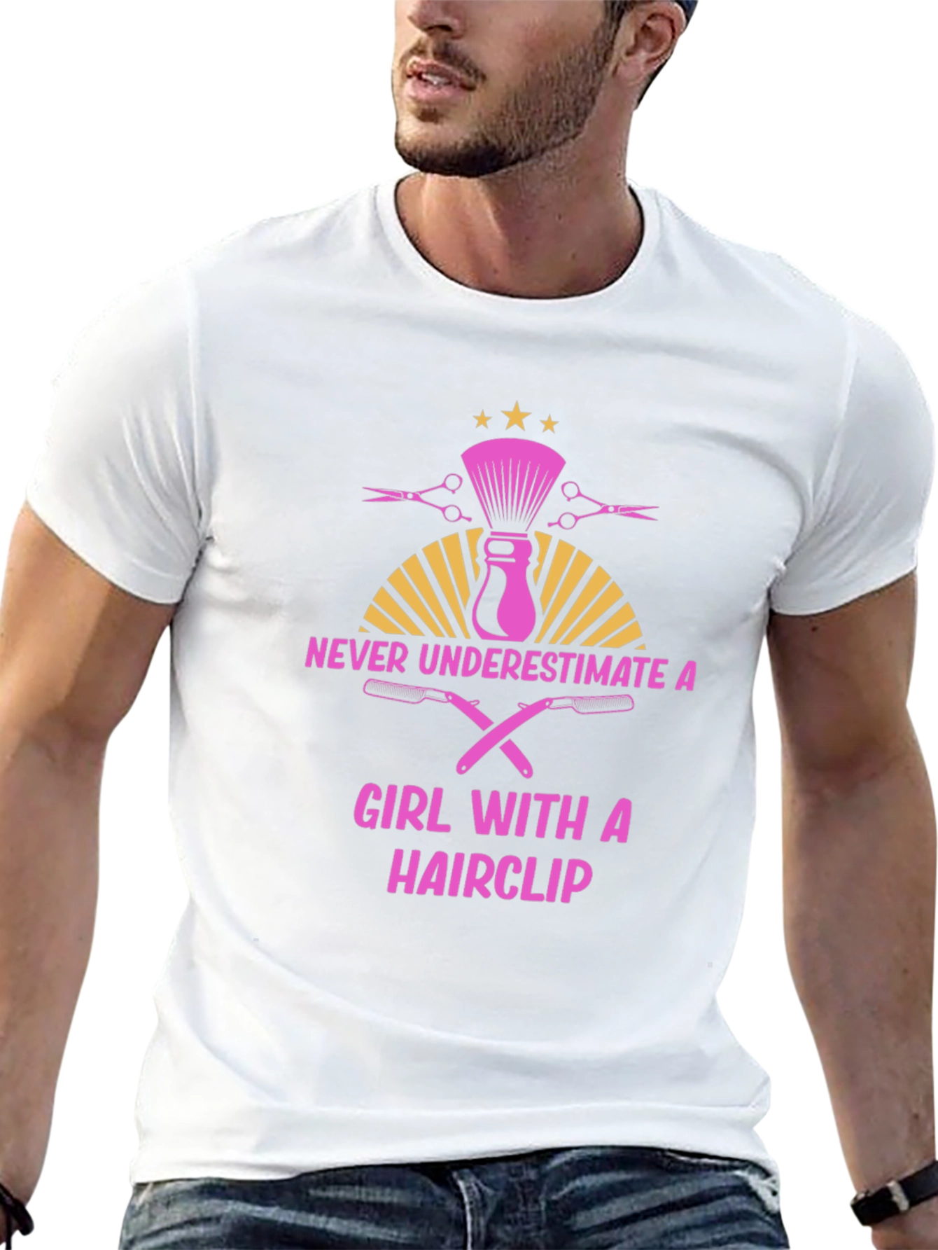 Barber Girl T-Shirt - Never Underestimate