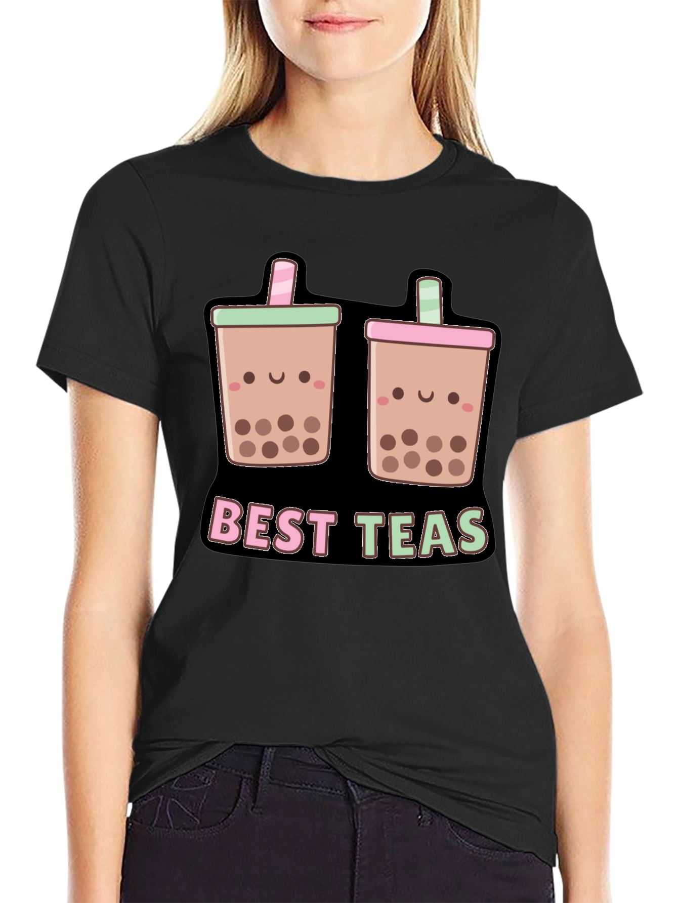 Cute Bubble Tea T-Shirt - Best Teas Boba Kawaii Style