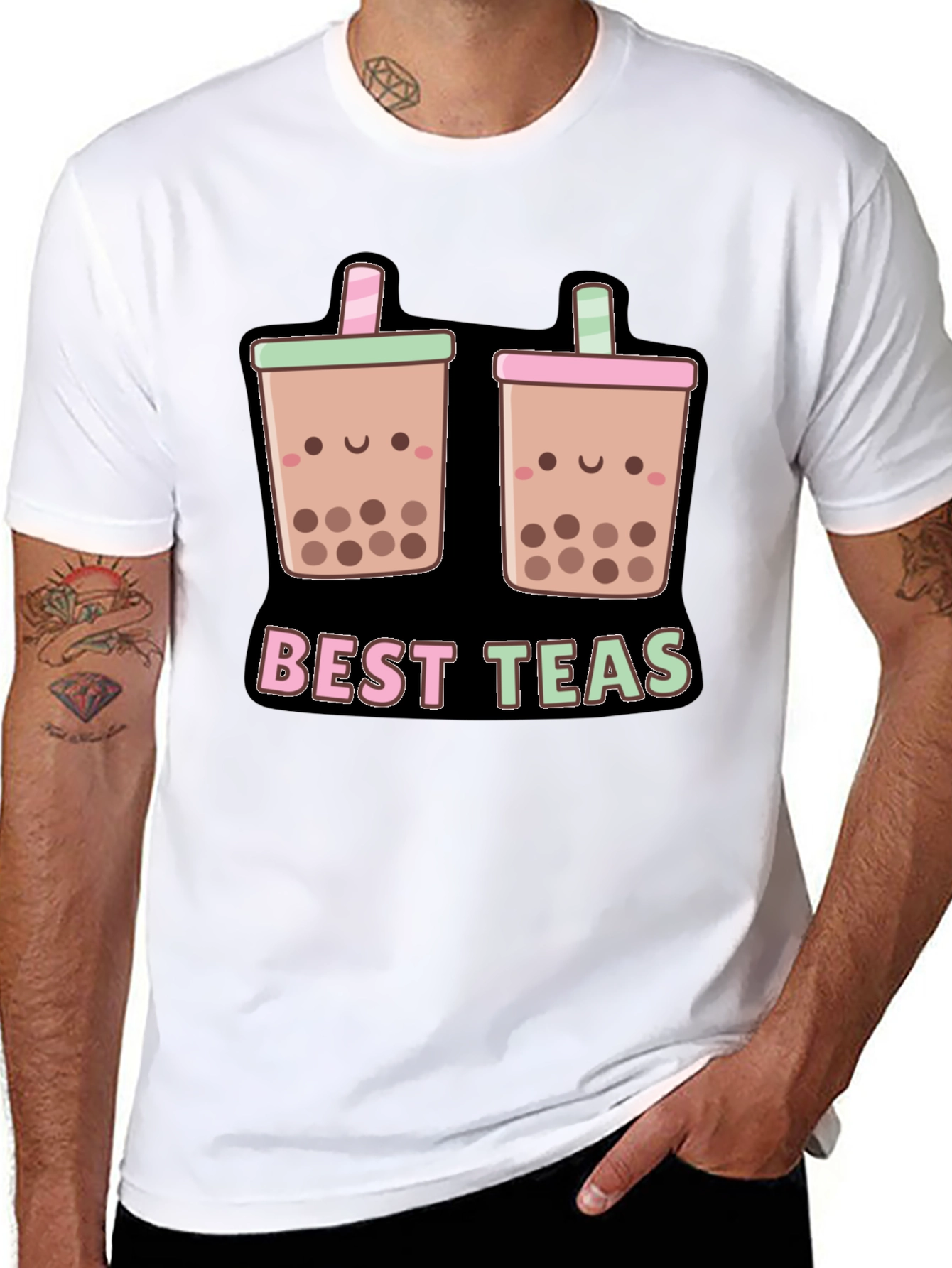 Cute Bubble Tea T-Shirt - Best Teas Boba Kawaii Style