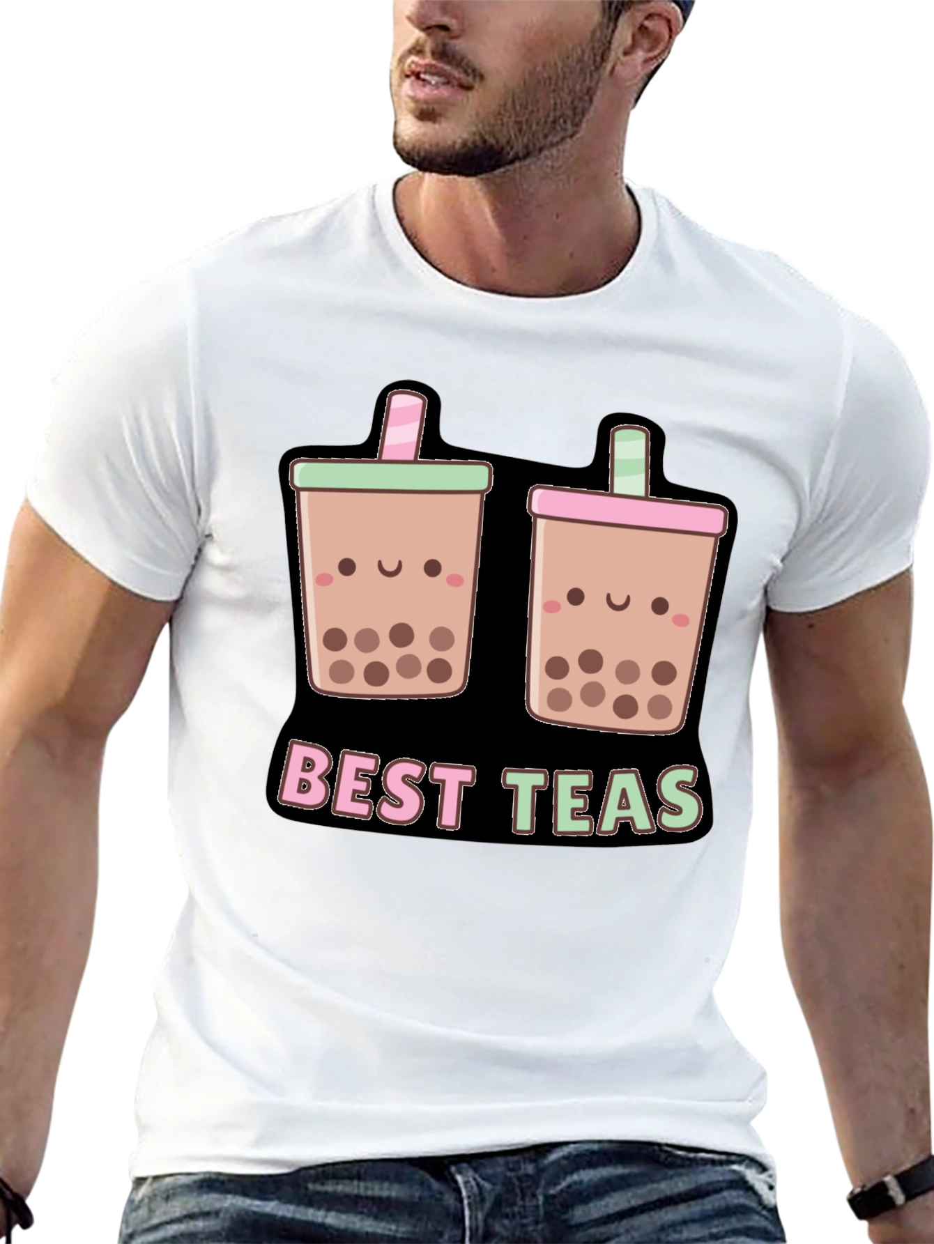 Cute Bubble Tea T-Shirt - Best Teas Boba Kawaii Style