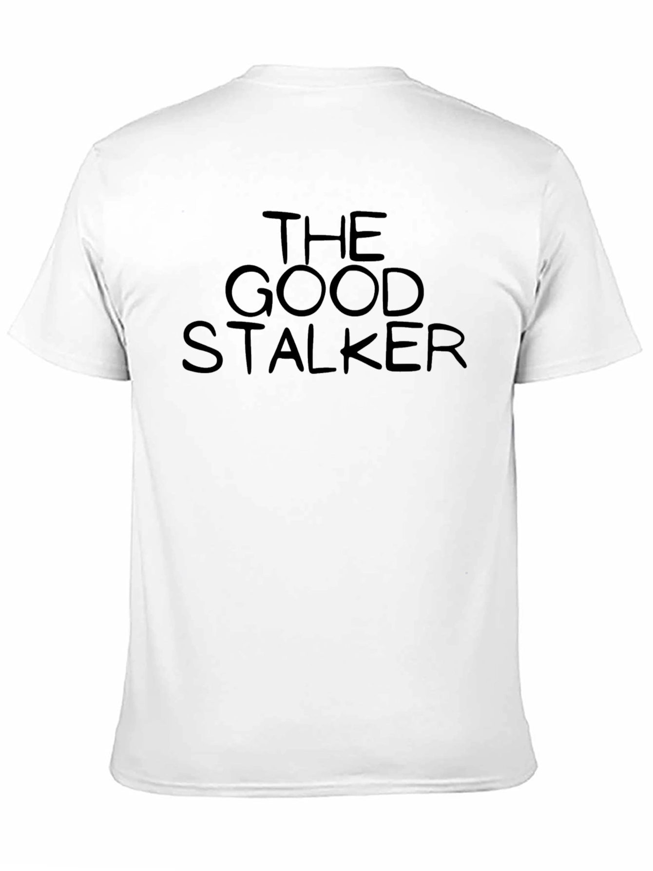 The Good Stalker Graphic Tee - Black Crew Neck T-Shirt