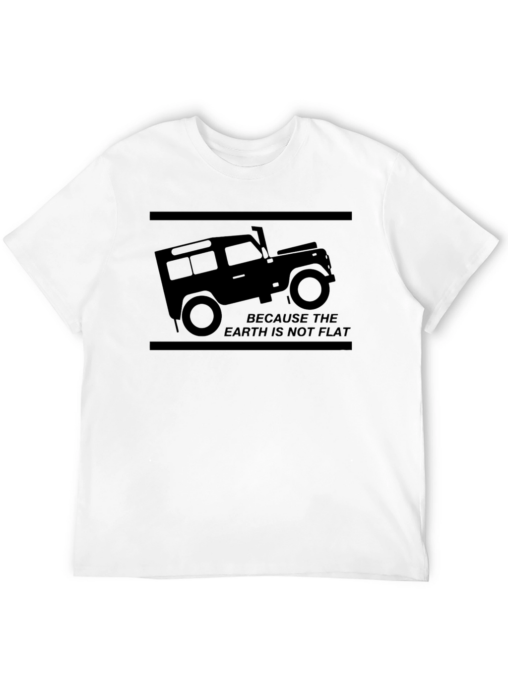 Earth Not Flat 4x4 Off-Road Graphic Tee