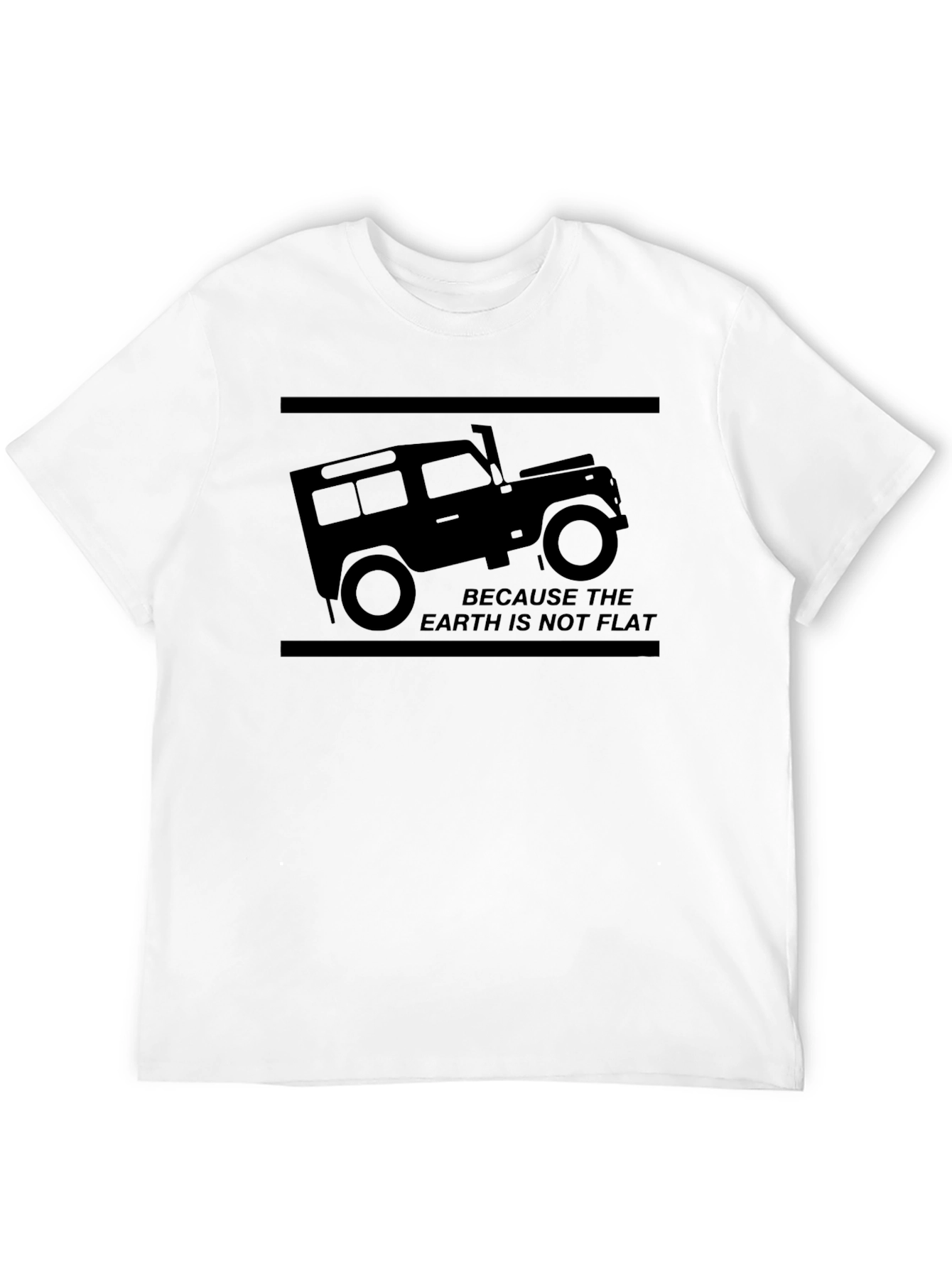 Earth Not Flat 4x4 Off-Road Graphic Tee