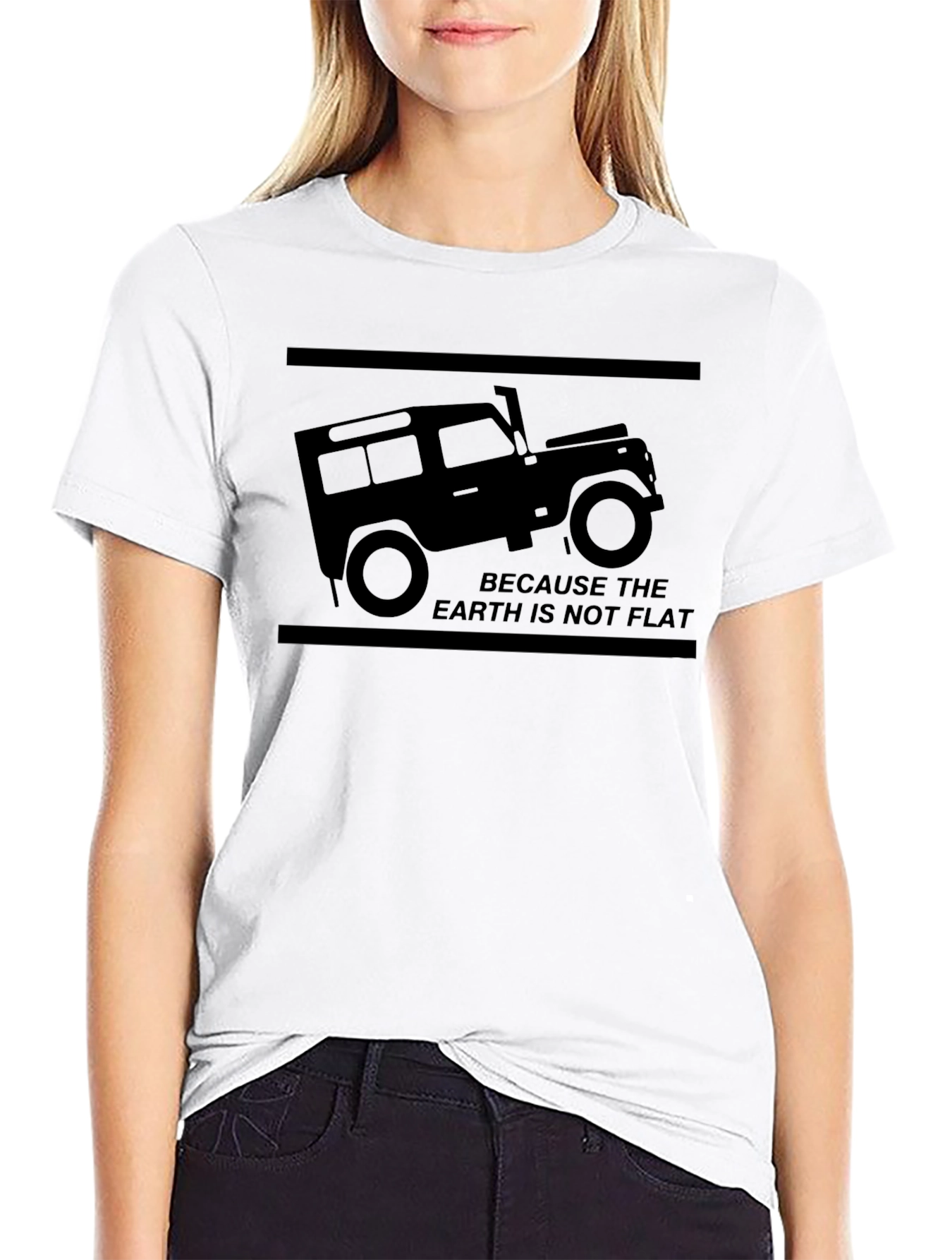Earth Not Flat 4x4 Off-Road Graphic Tee