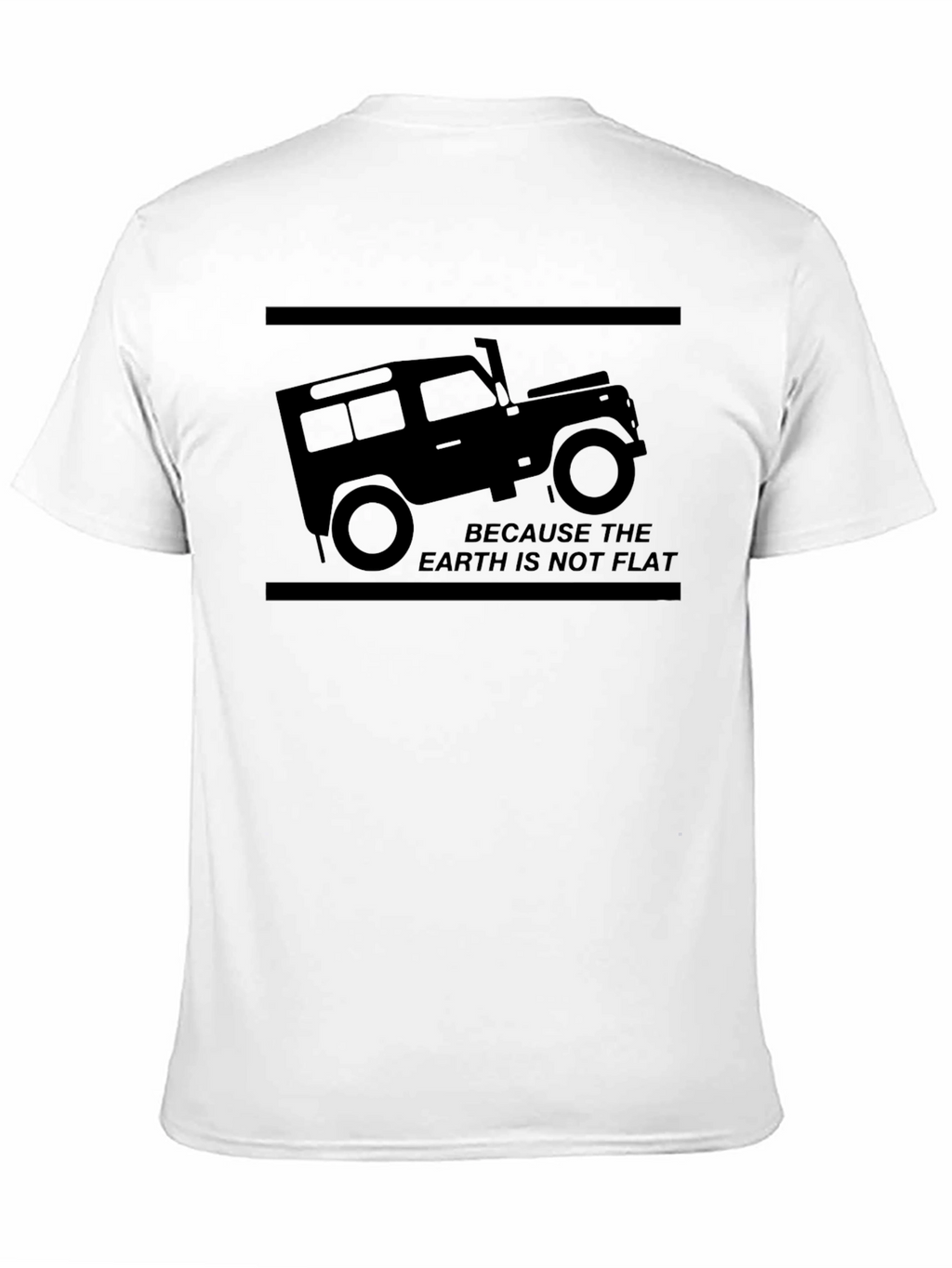 Earth Not Flat 4x4 Off-Road Graphic Tee
