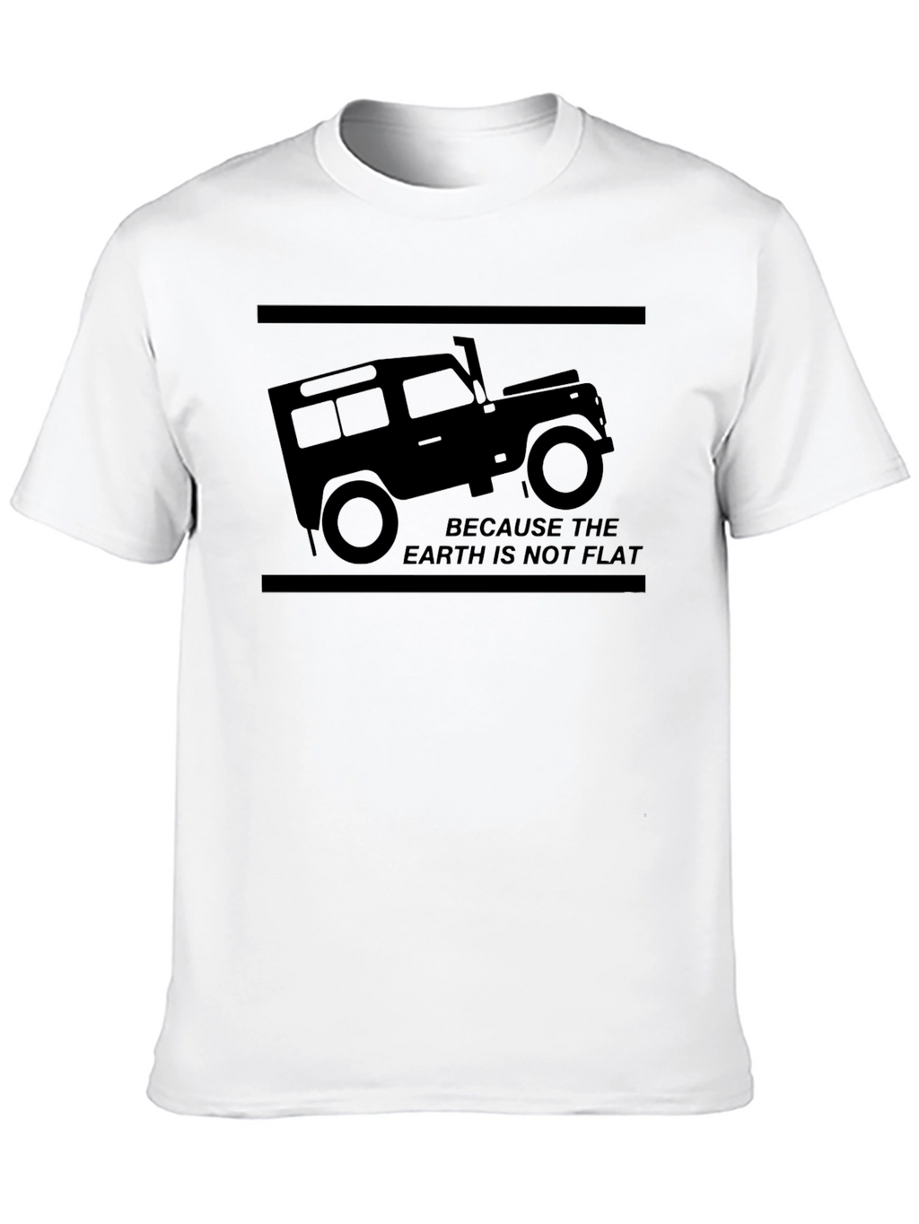 Earth Not Flat 4x4 Off-Road Graphic Tee