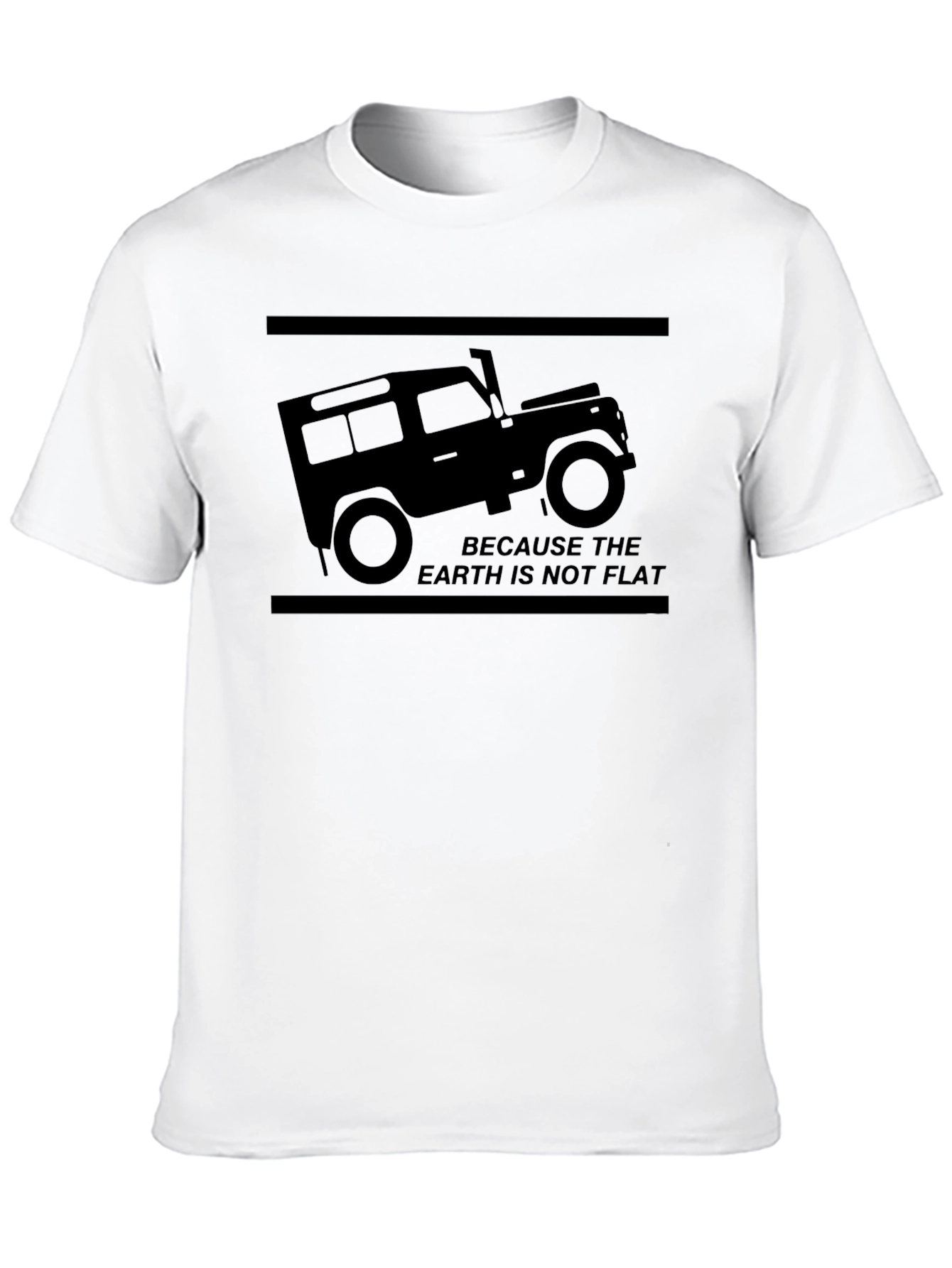 Earth Not Flat 4x4 Off-Road Graphic Tee
