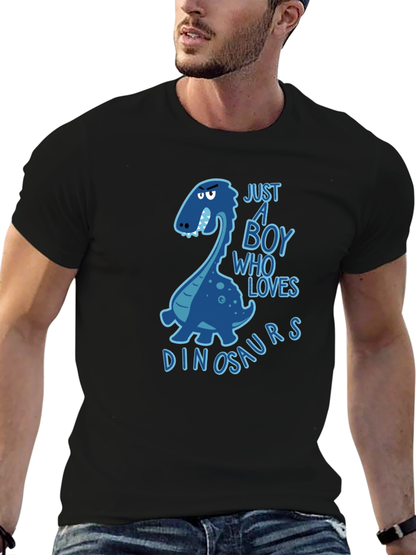 Boys Dinosaur Lover T-Shirt - Cute Dino Graphic Tee