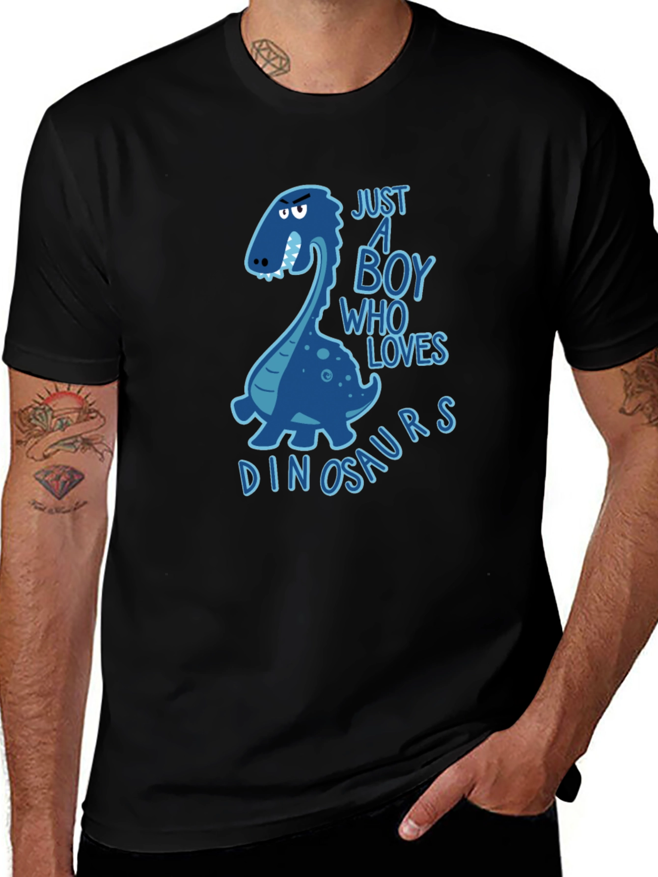 Boys Dinosaur Lover T-Shirt - Cute Dino Graphic Tee