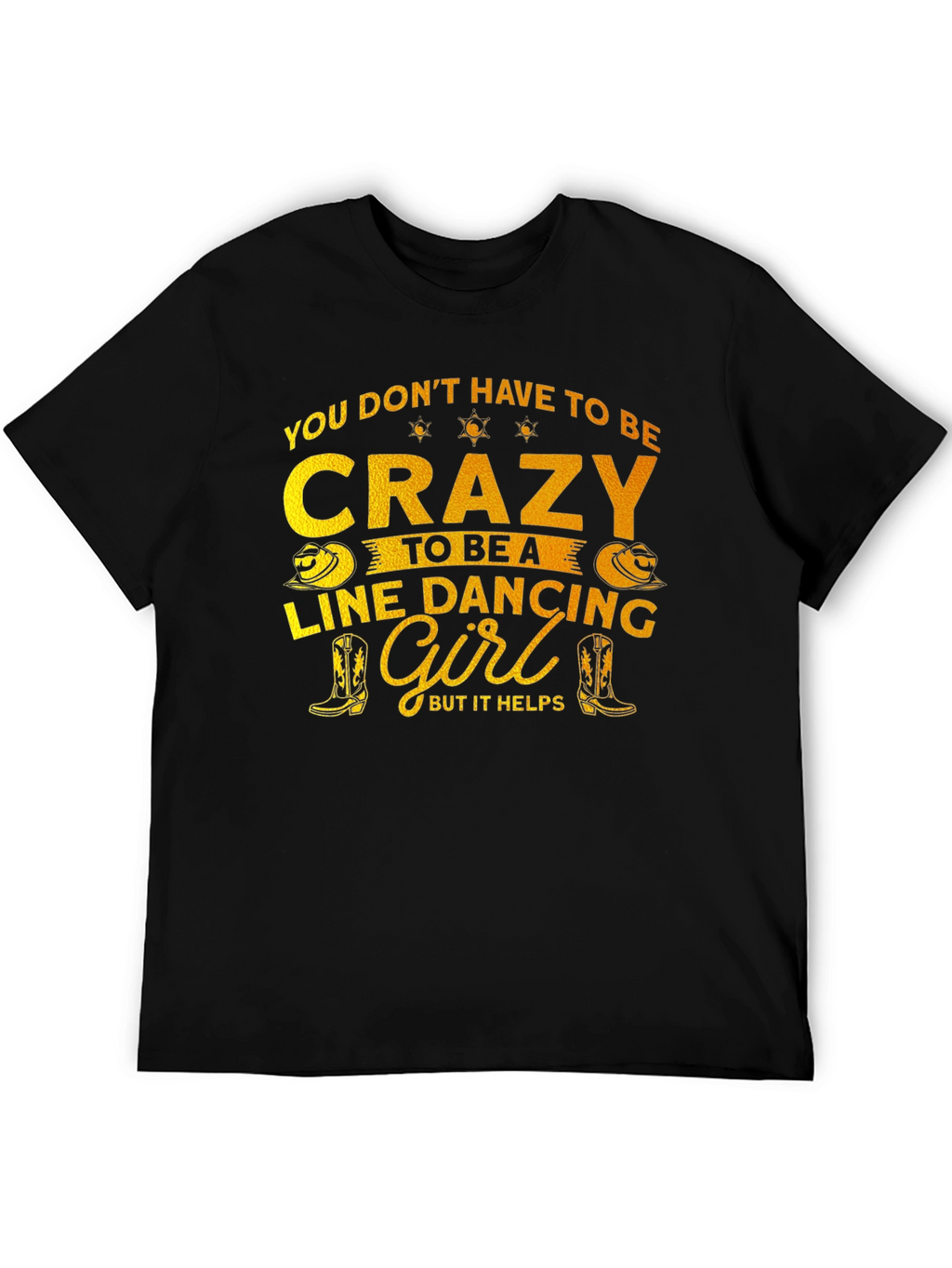 Crazy Line Dancing Girl T-Shirt
