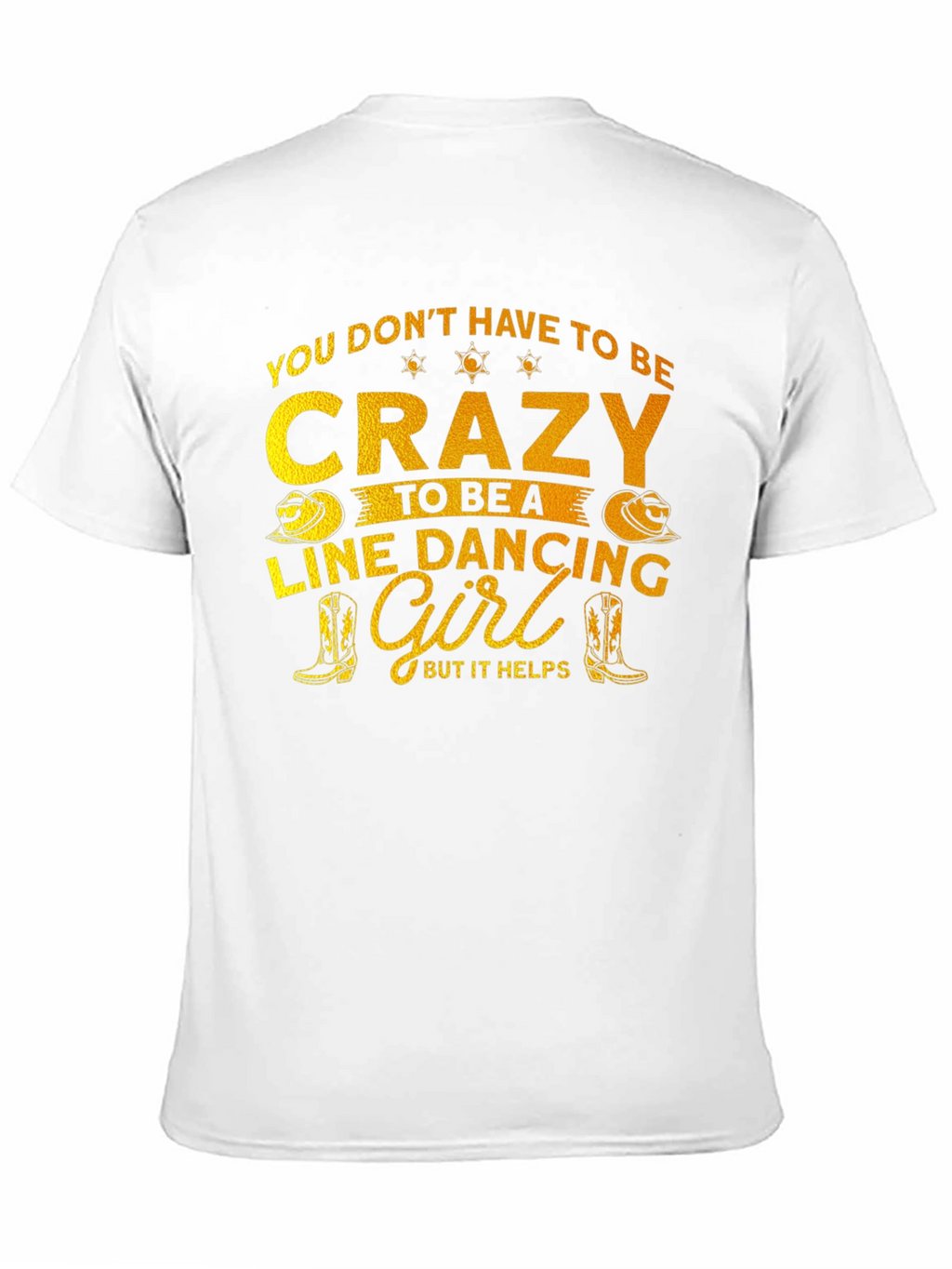Crazy Line Dancing Girl T-Shirt